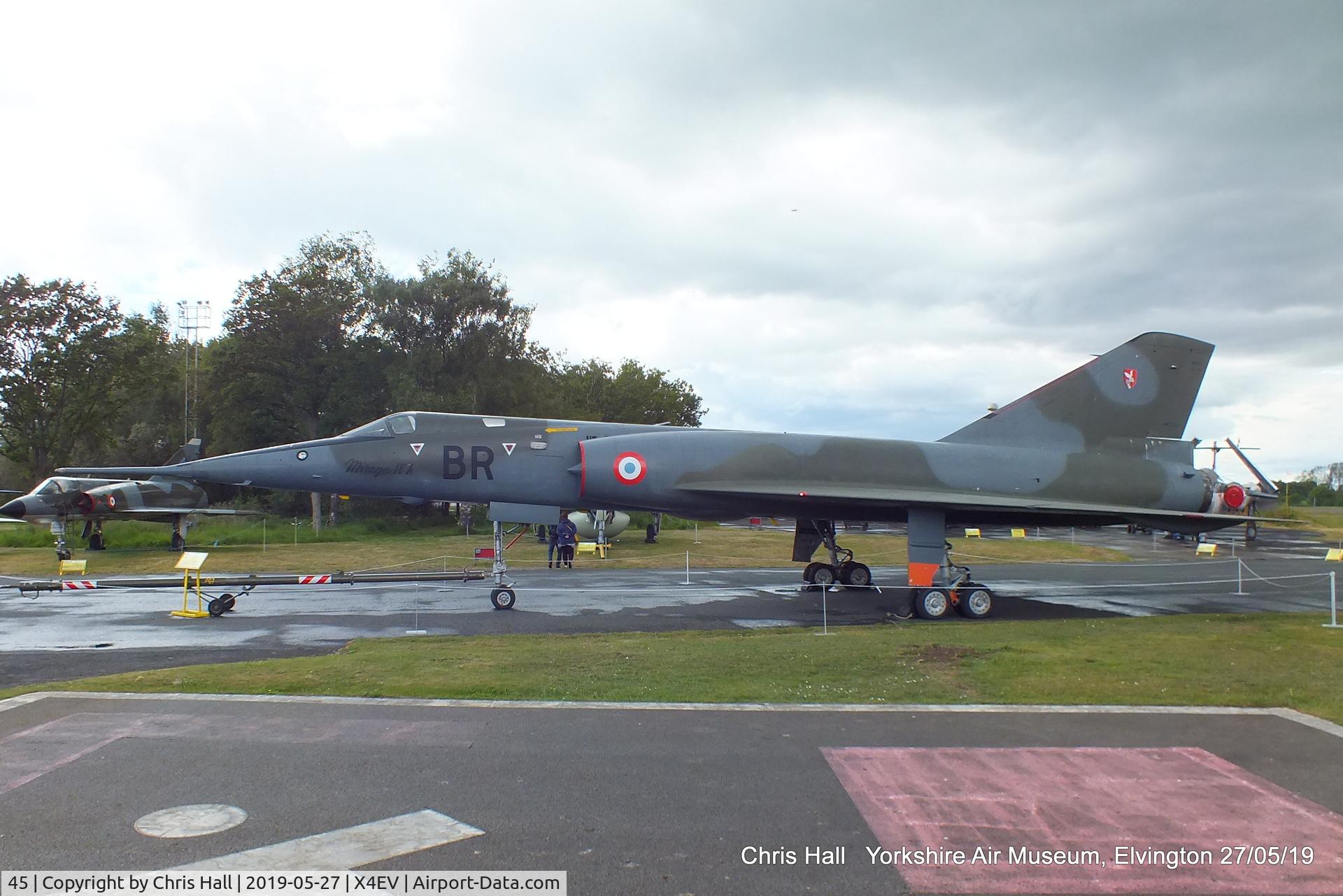 45, 1966 Dassault Mirage IVA C/N 45, Yorkshire Air Museum, Elvington