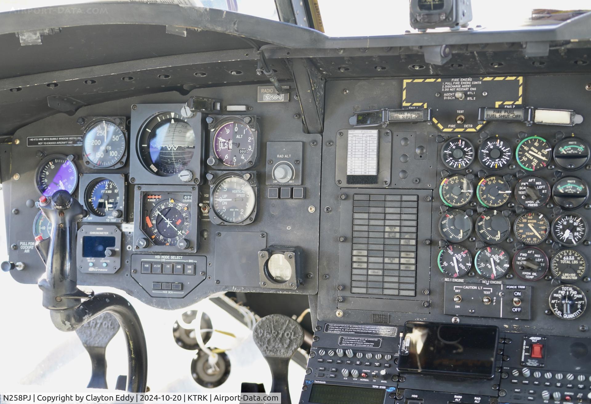 N258PJ, 1991 Boeing CH-47D C/N (M3407) 91-0258, Truckee Tahoe airport in California 2024.