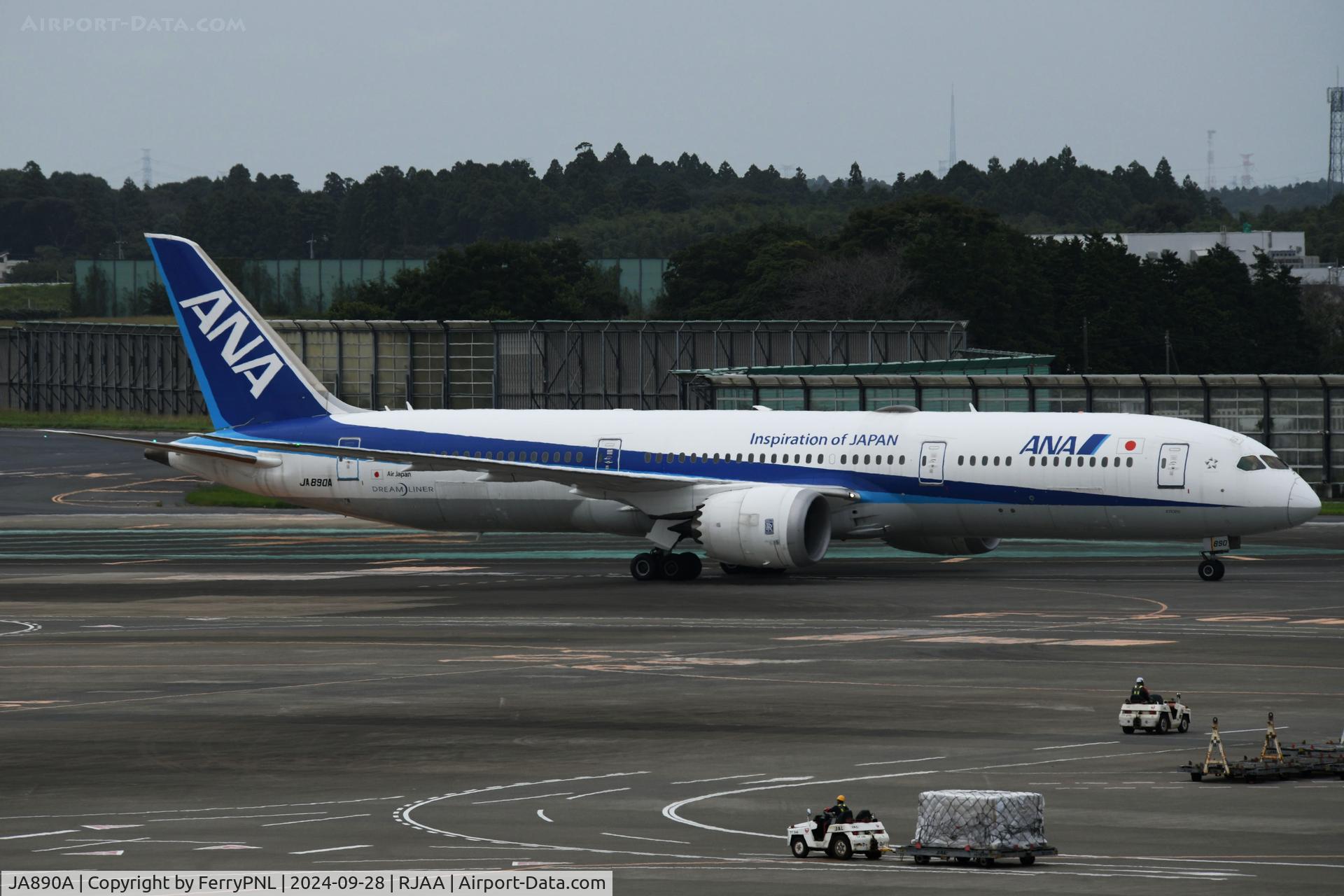 JA890A, 2016 Boeing 787-9 Dreamliner Dreamliner C/N 34500, ANA B789