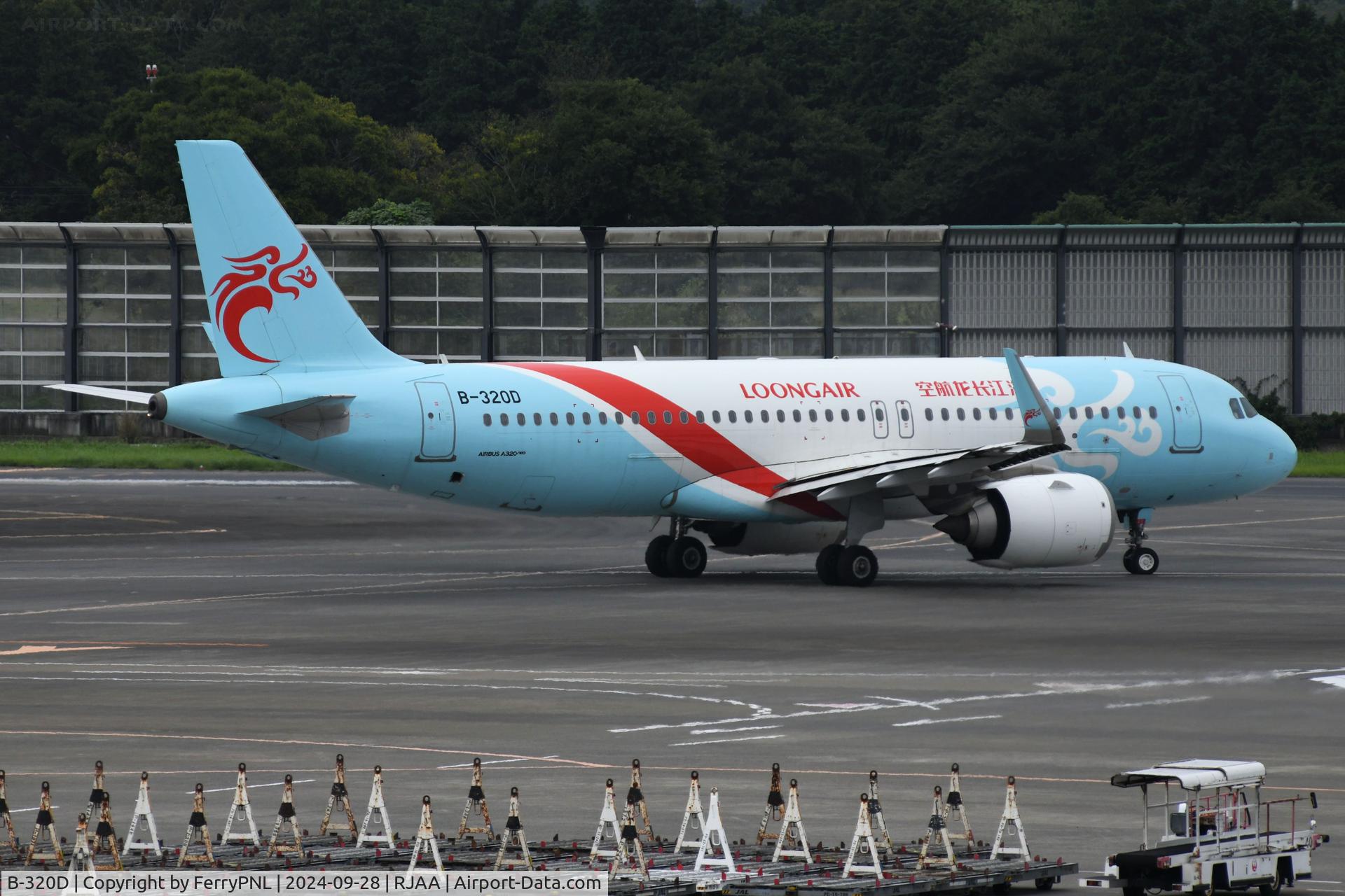 B-320D, 2020 Airbus A320-251N C/N 9527, Loong A320N taxying for departure