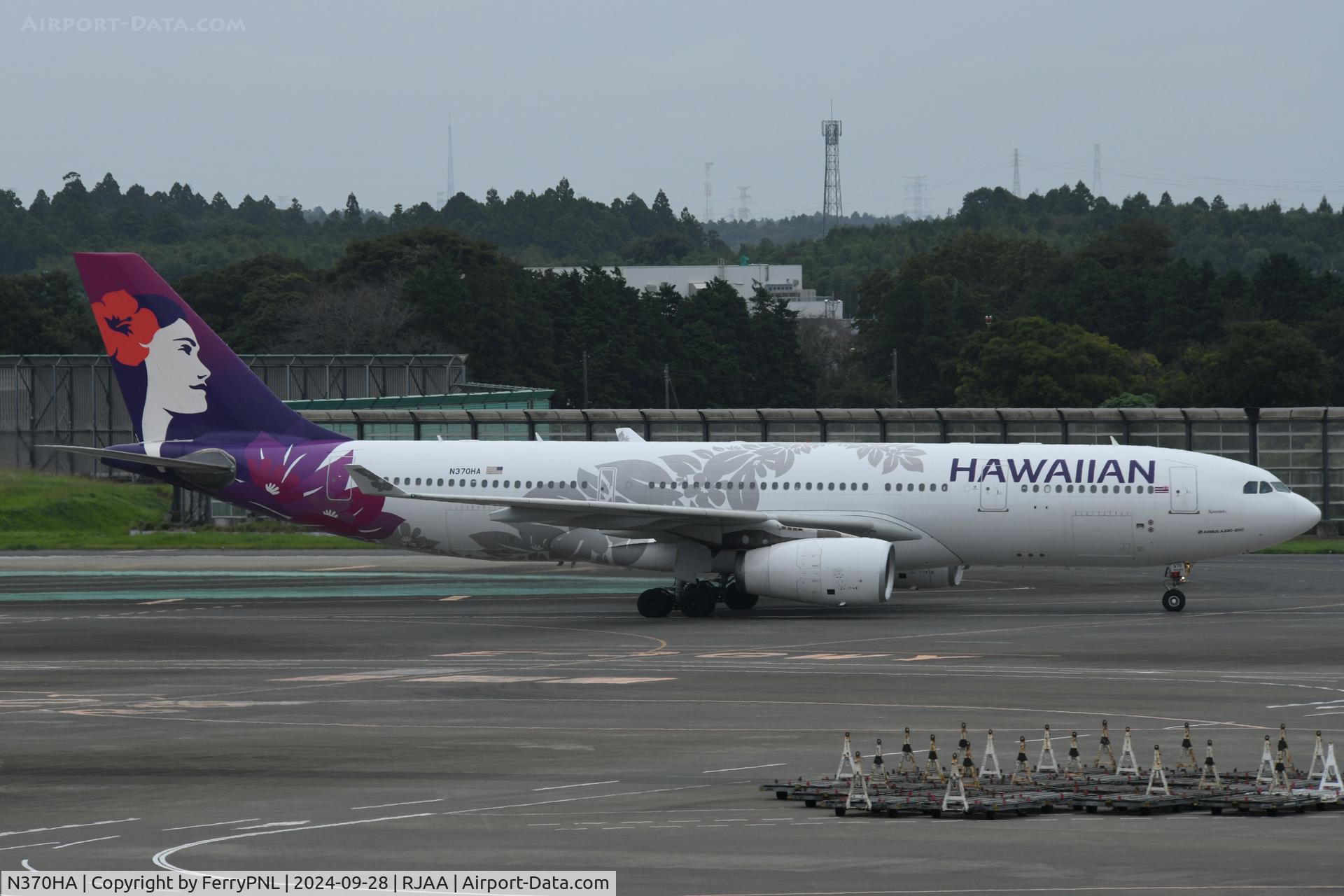 N370HA, 2014 Airbus A330-243 C/N 1511, Hawaiian A332 in NRT