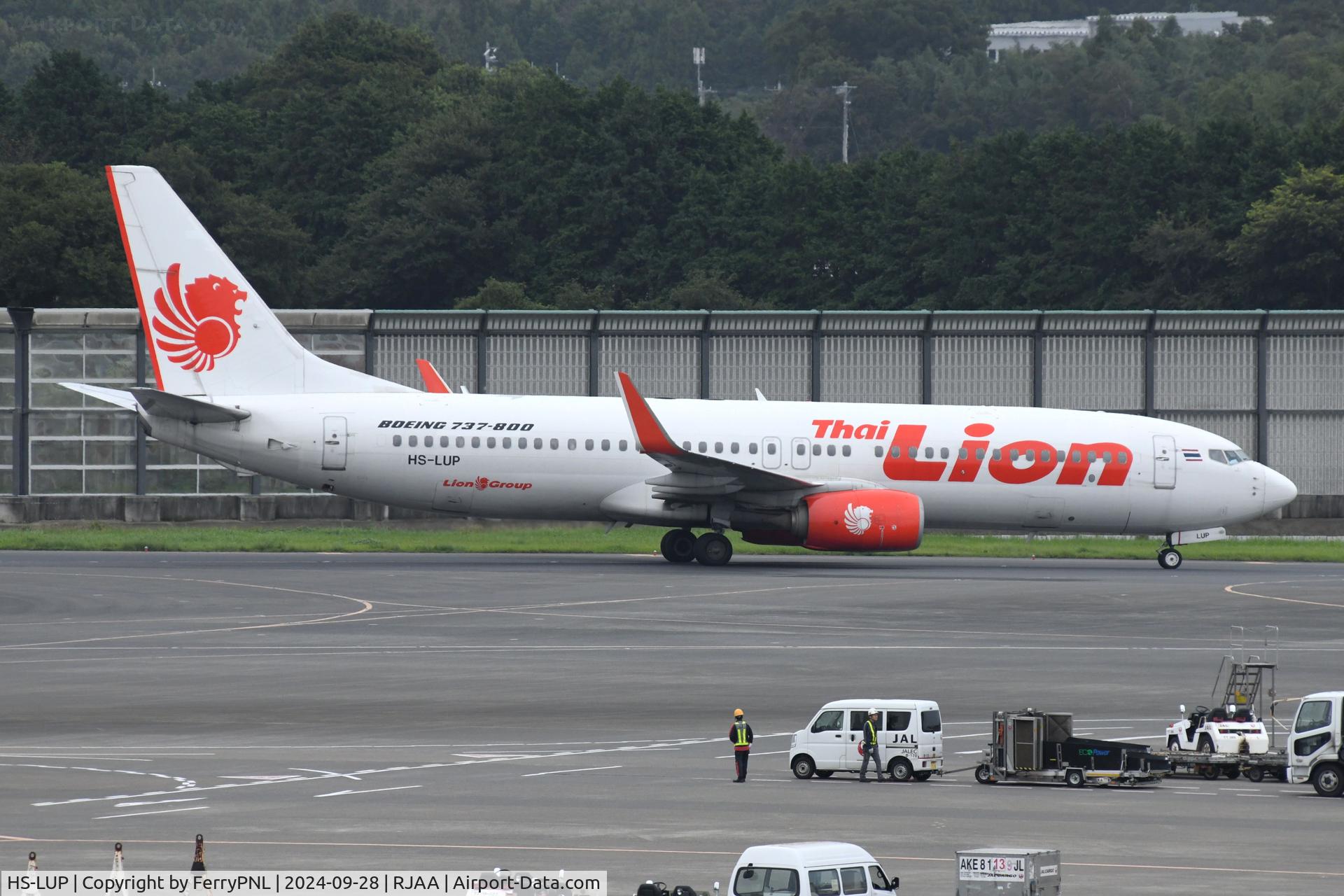 HS-LUP, 2016 Boeing 737-8GP C/N 40062, Thai Lion B738 in NRT