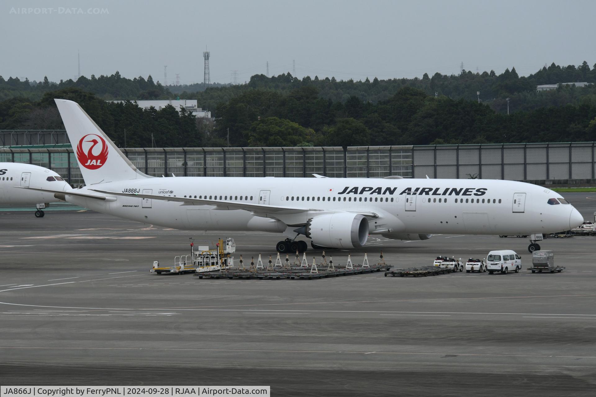 JA866J, 2016 Boeing 787-9 Dreamliner Dreamliner C/N 35423, JAL B789 back home