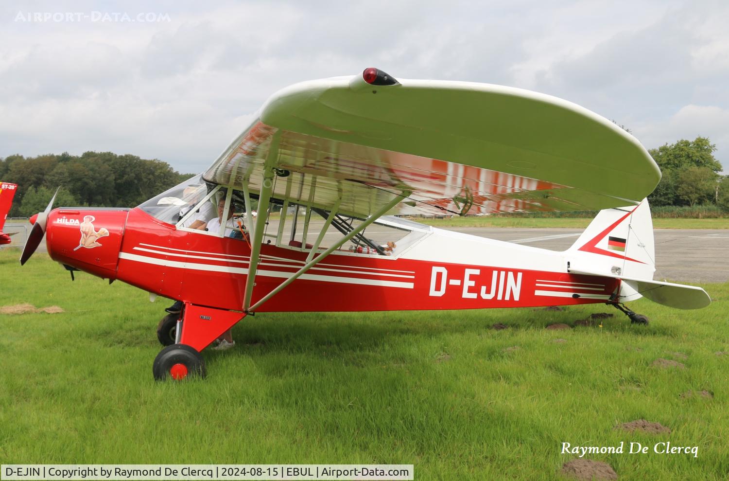D-EJIN, 1943 Piper L-4J Grasshopper (J3C-65D) C/N 12987, D-EJIN at Ursel.