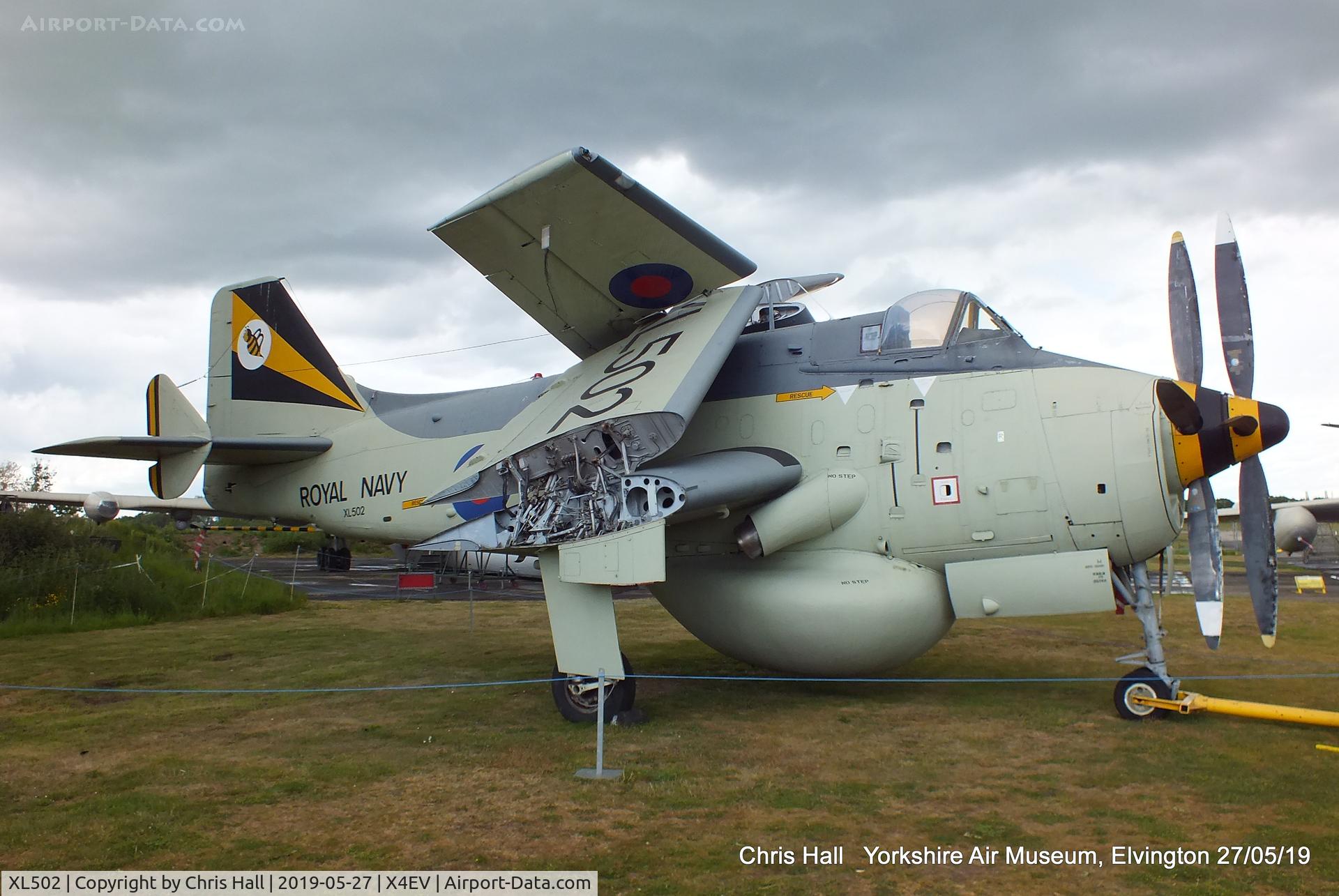 XL502, 1961 Fairey Gannet AEW.3 C/N F9461, Yorkshire Air Museum, Elvington