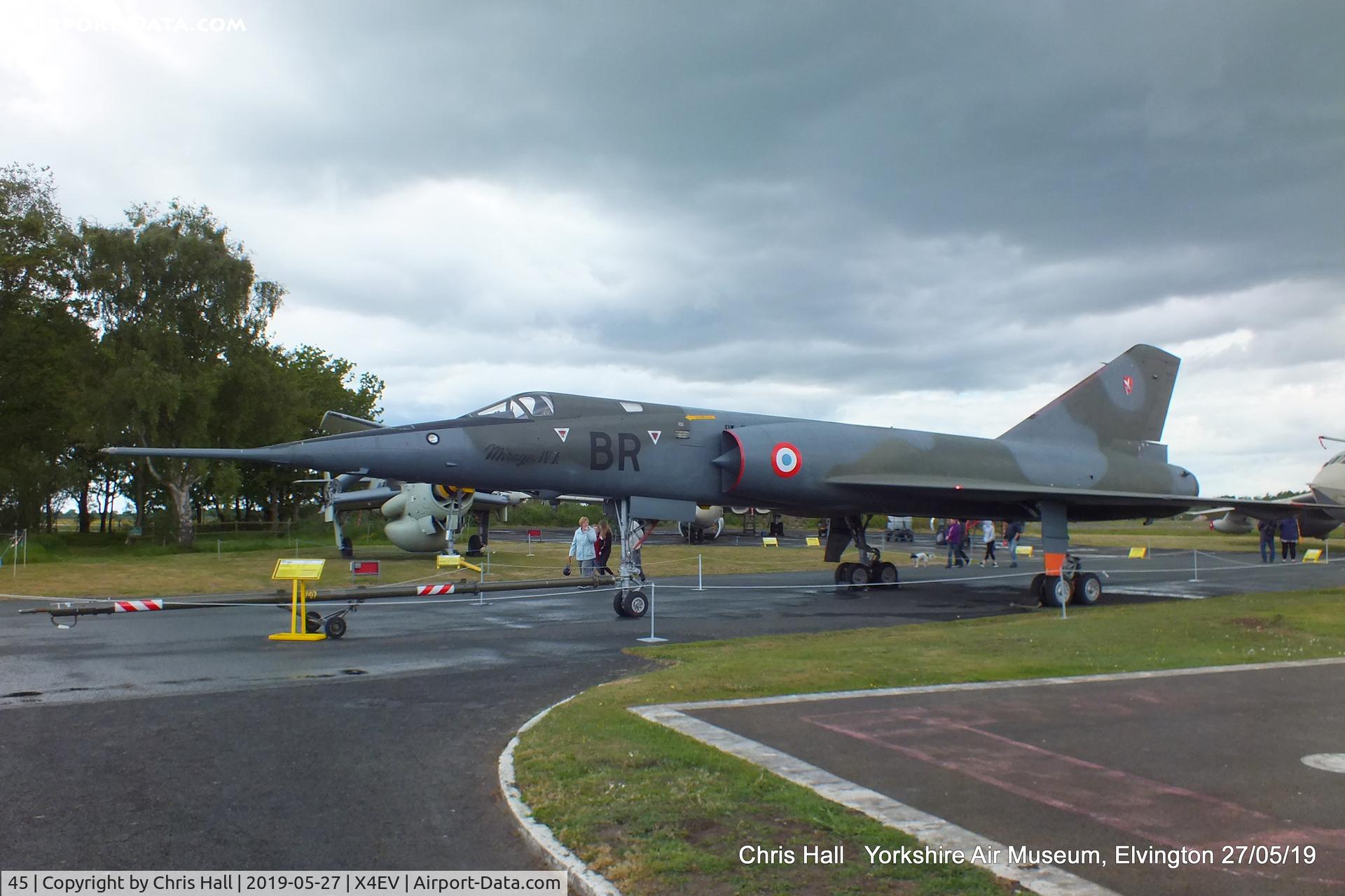 45, 1966 Dassault Mirage IVA C/N 45, Yorkshire Air Museum, Elvington