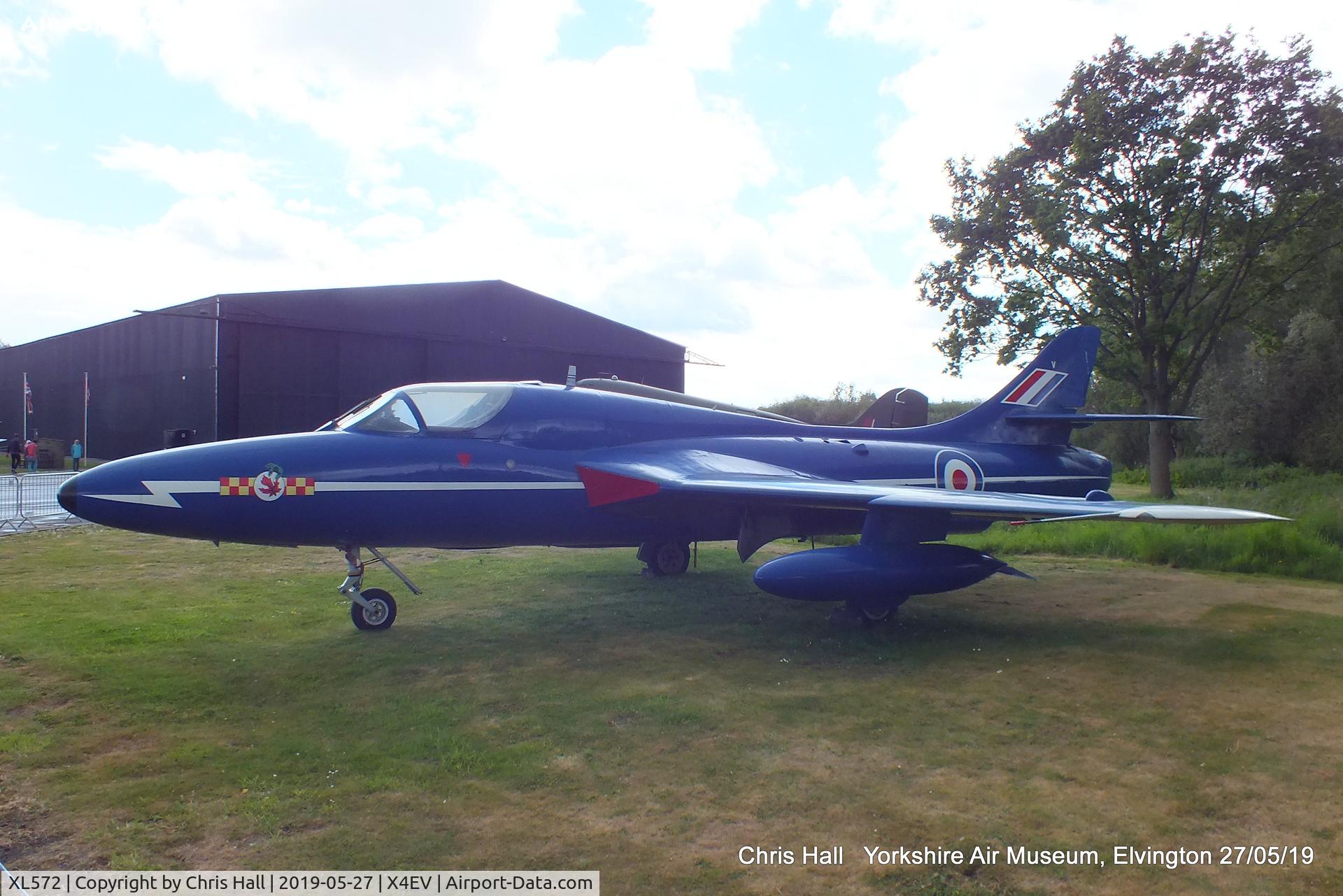 XL572, Hawker Hunter T.7 C/N HABL-003311, Yorkshire Air Museum, Elvington