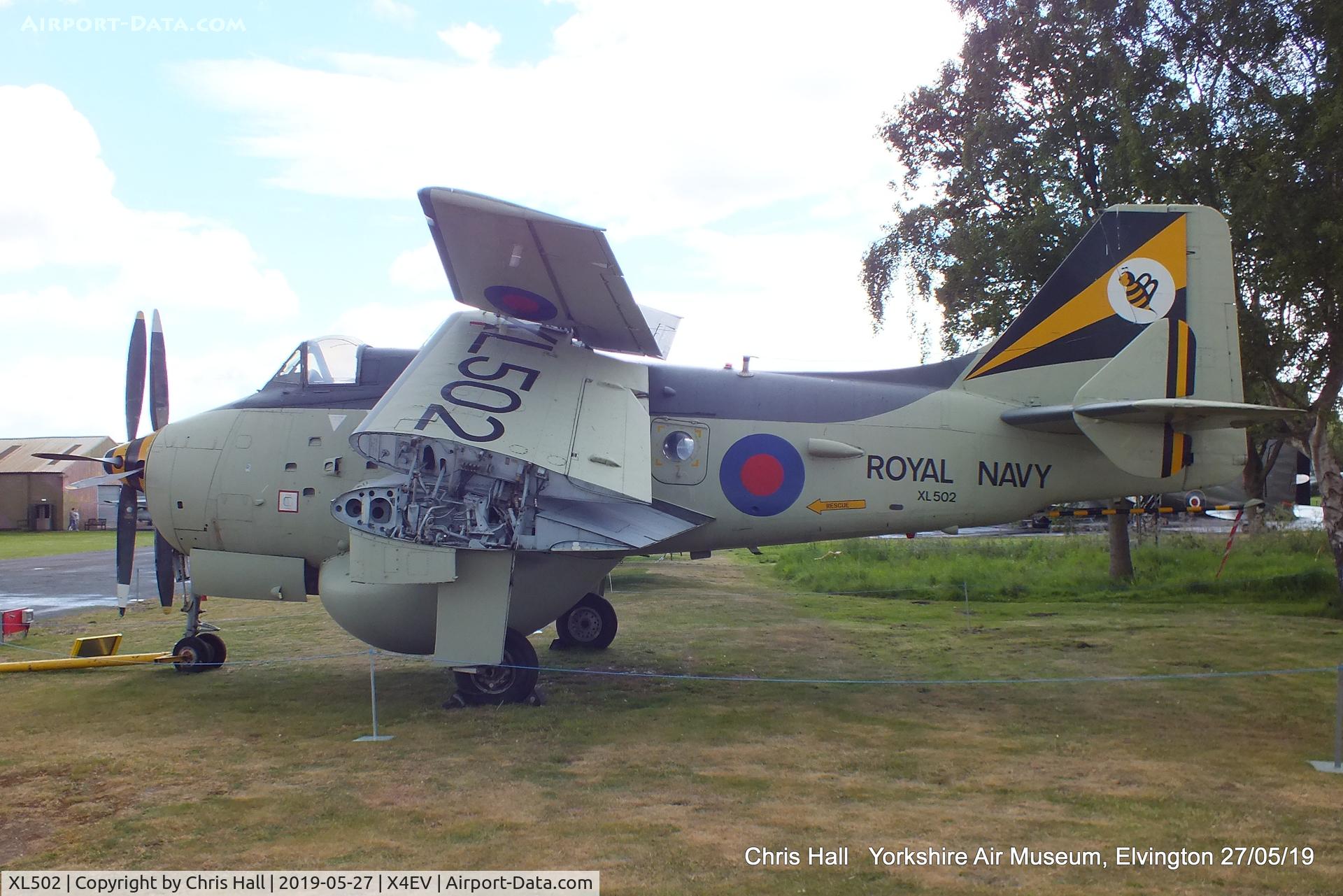 XL502, 1961 Fairey Gannet AEW.3 C/N F9461, Yorkshire Air Museum, Elvington