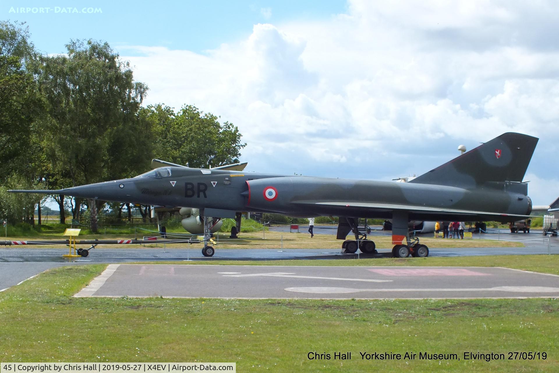 45, 1966 Dassault Mirage IVA C/N 45, Yorkshire Air Museum, Elvington