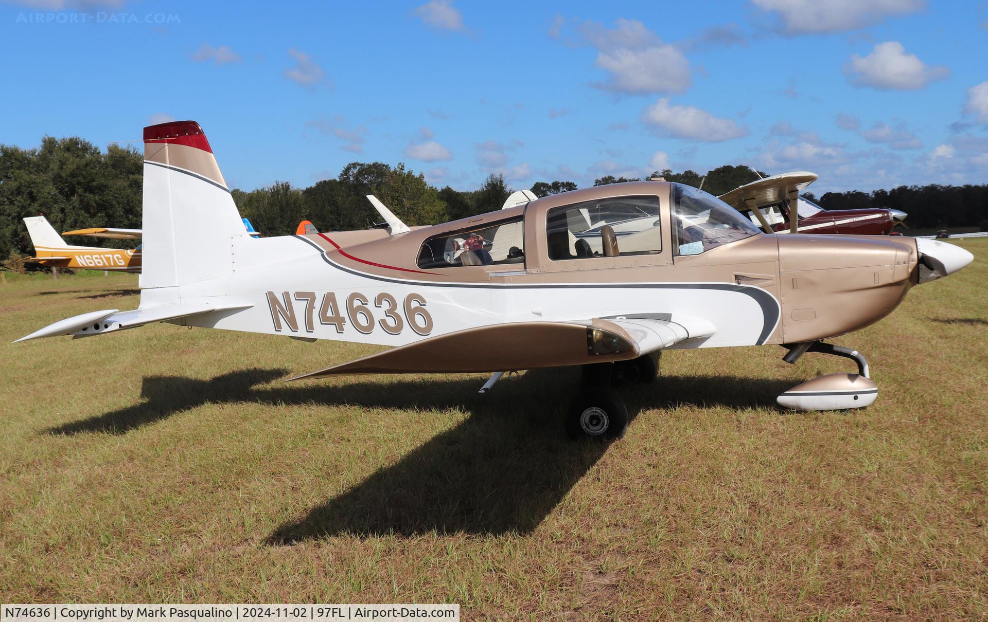 N74636, 1976 Grumman American AA-5B Tiger C/N AA5B-0306, Grumman American AA-5B
