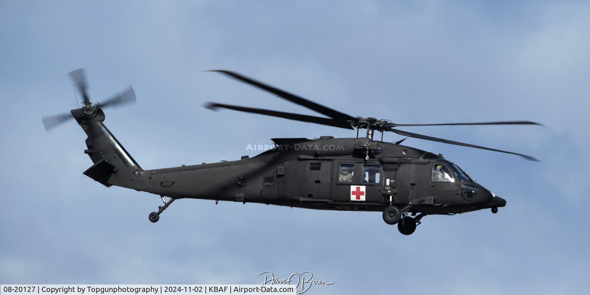 08-20127, 2008 Sikorsky HH-60M C/N 20127, PATRIOT15 departs Barnes ARNGB