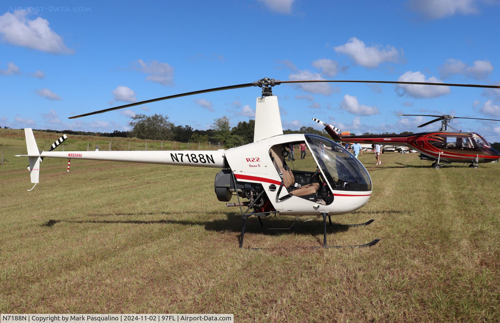 N7188N, 2000 Robinson R22 BETA C/N 3098, Robinson R22 Beta