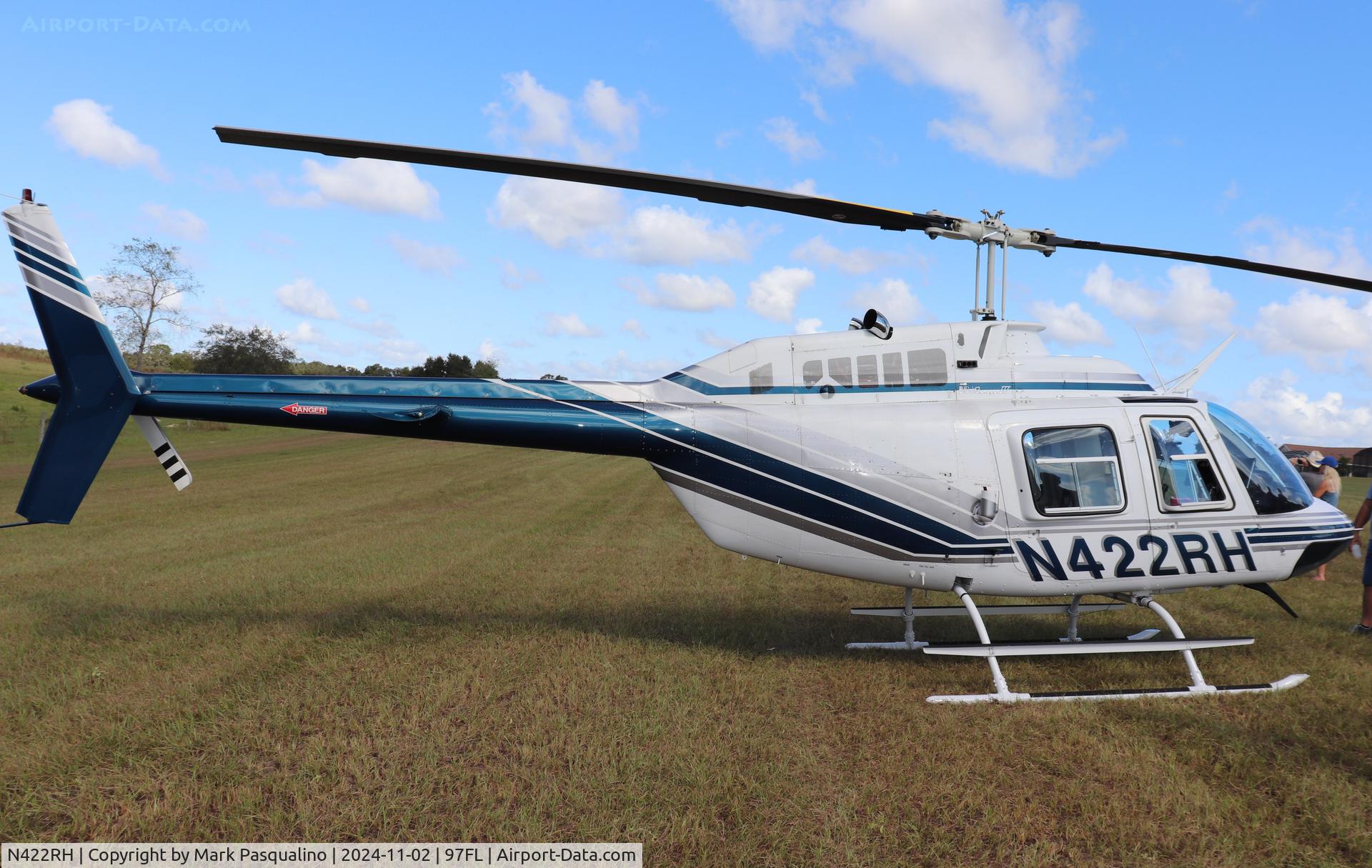 N422RH, 1981 Bell 206B C/N 3249, Bell 206B