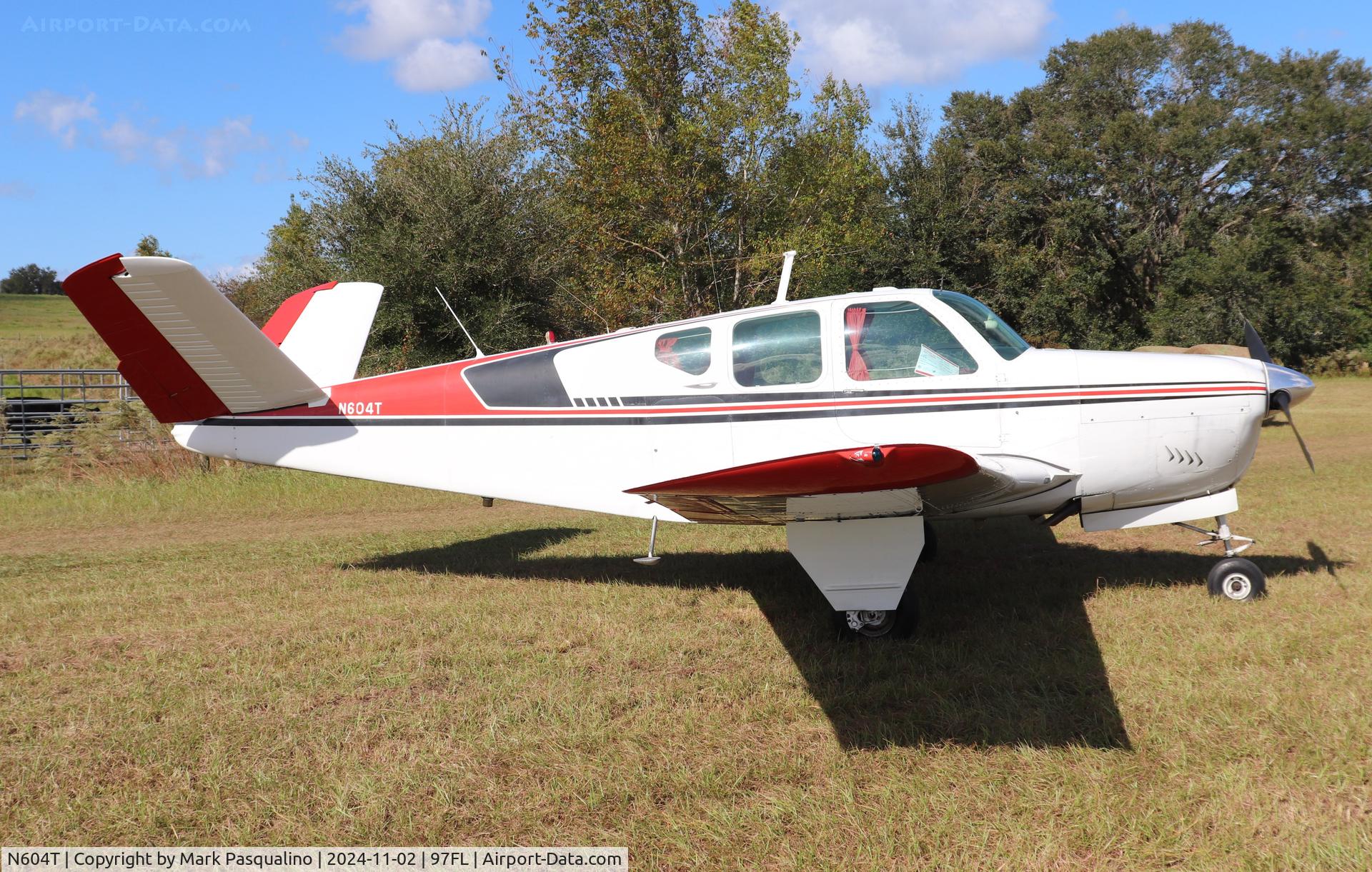 N604T, 1958 Beech J35 Bonanza C/N D-5535, Beech J35