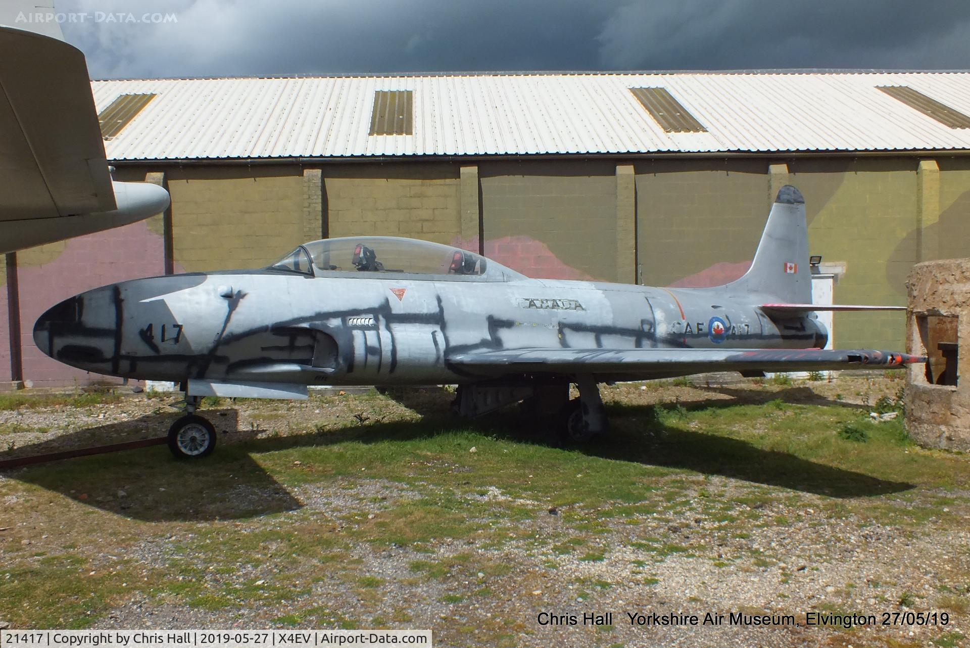 21417, Canadair CT-133 Silver Star 3 C/N T33-417, Yorkshire Air Museum, Elvington