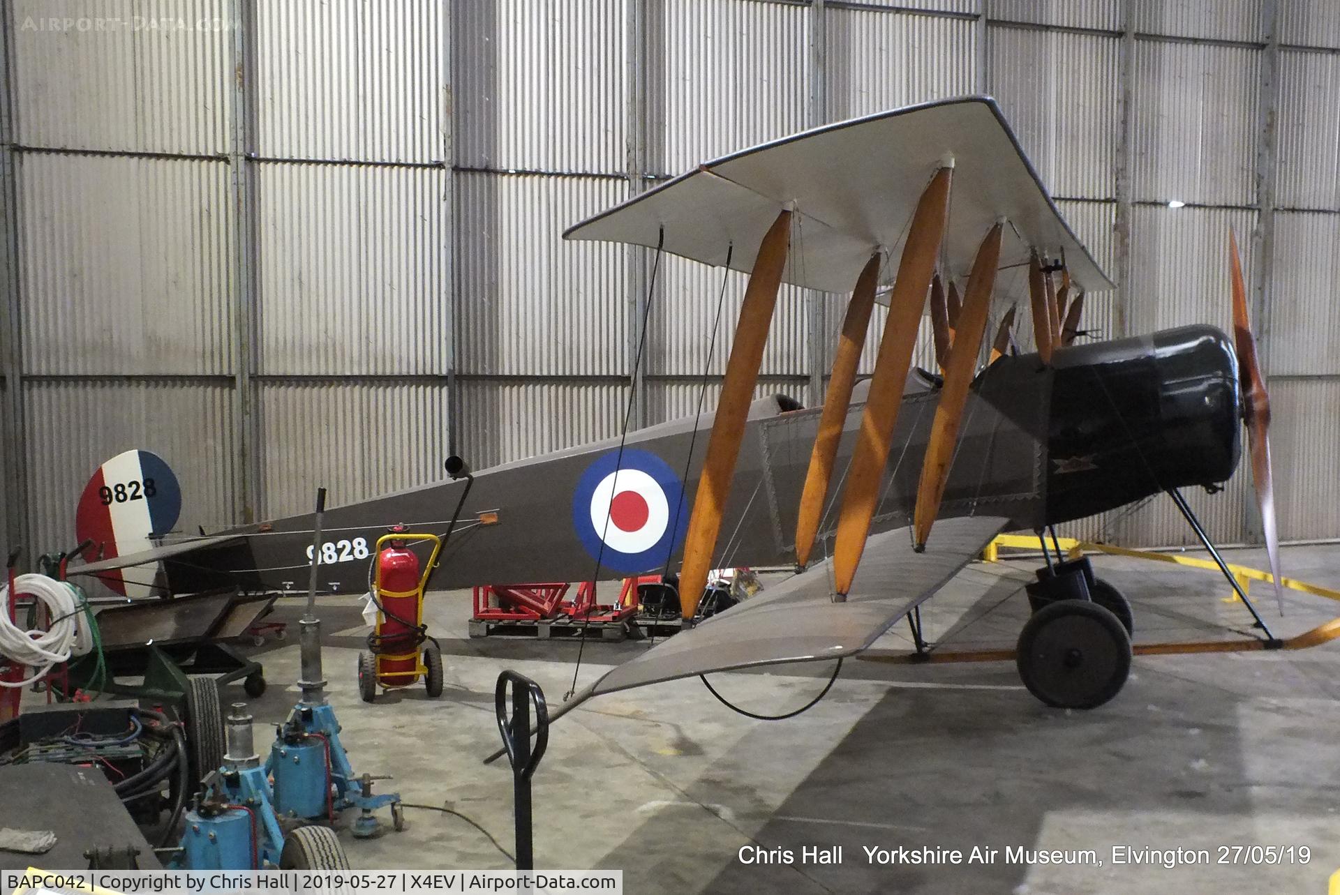 BAPC042, 1968 Avro 504K Replica C/N BAPC.042, Yorkshire Air Museum, Elvington