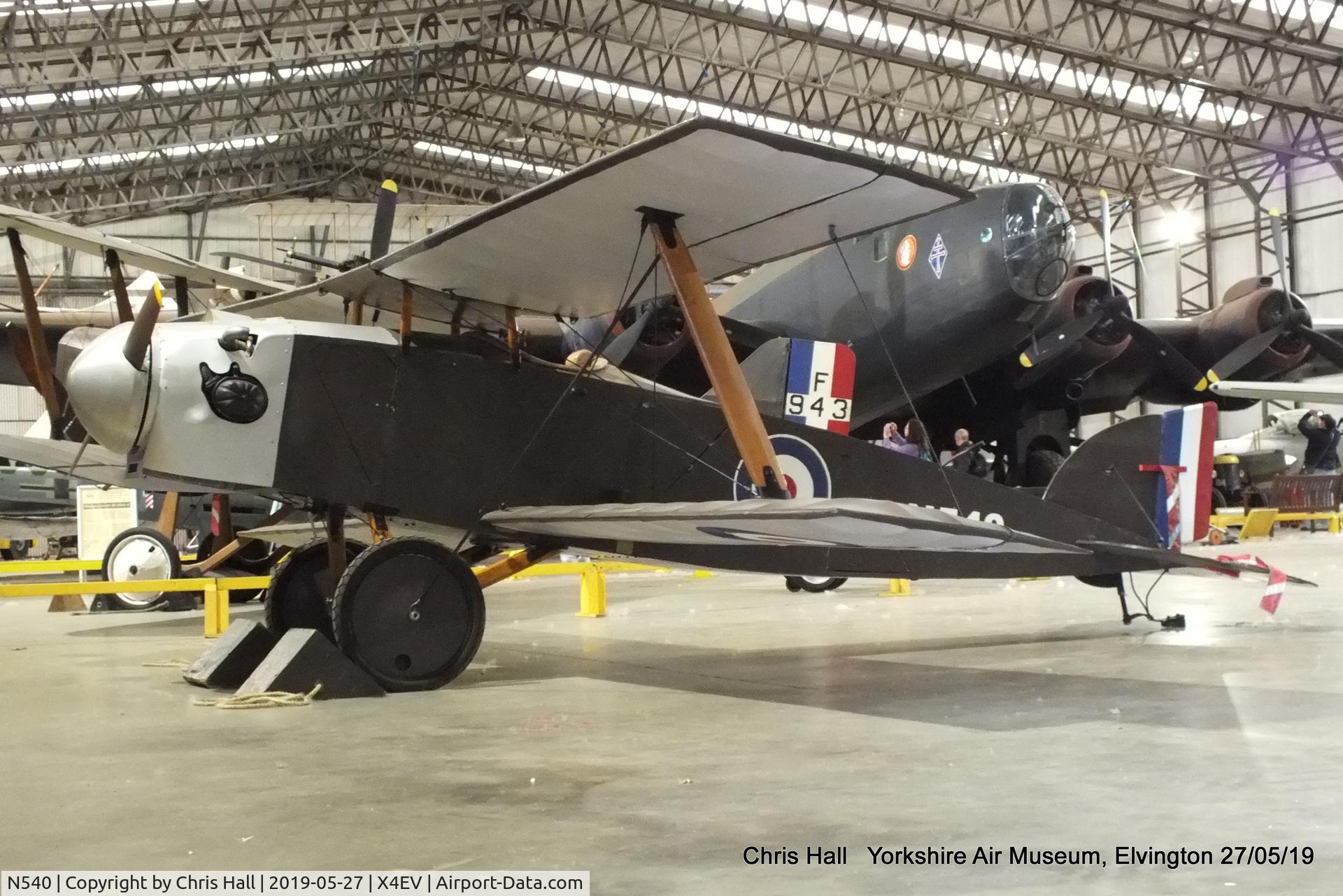 N540, Port Victoria PV8 Eastchurch Kitten replica C/N Not Found - N540, Yorkshire Air Museum, Elvington