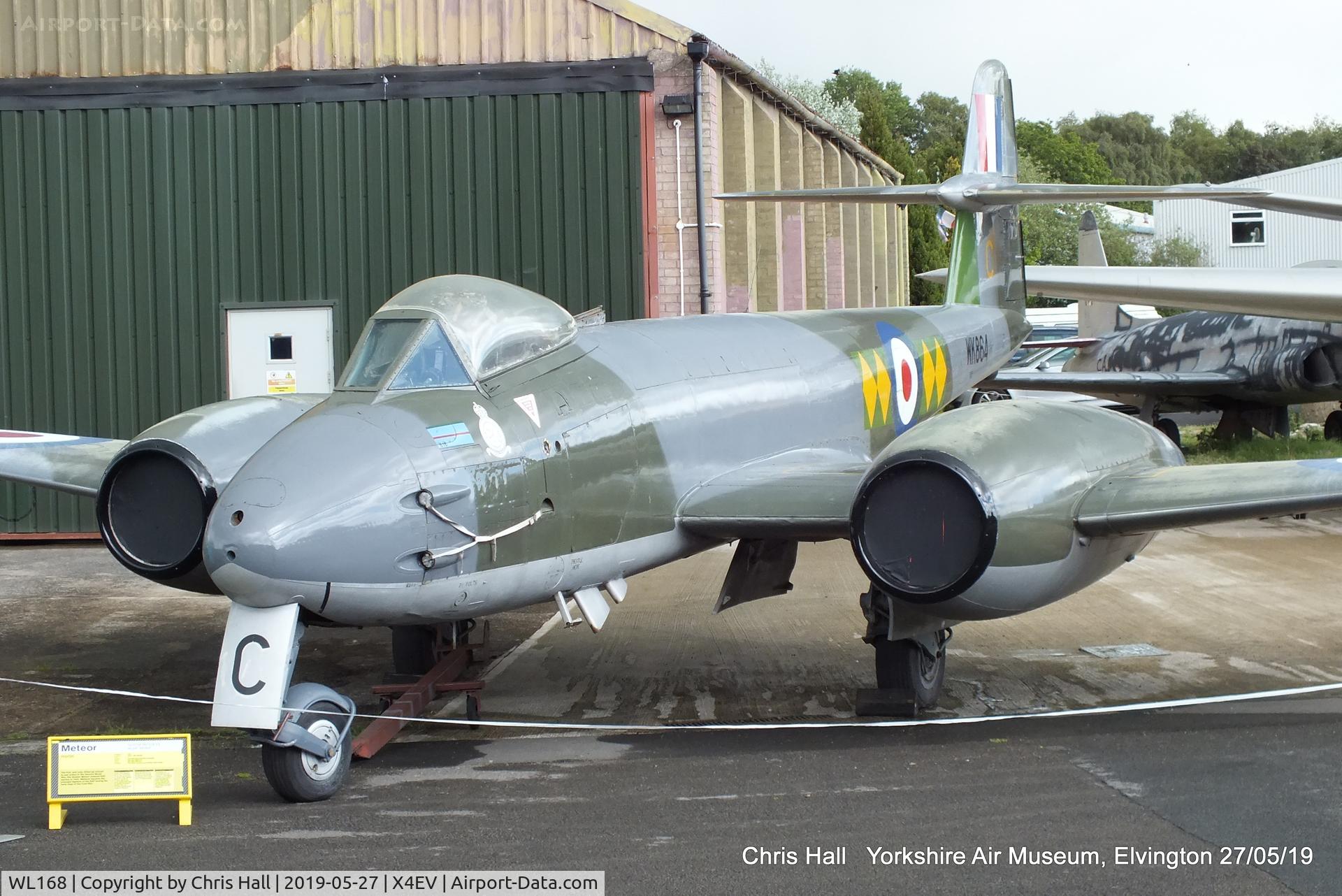 WL168, Gloster Meteor F.8 C/N Not found WL168, Yorkshire Air Museum, Elvington