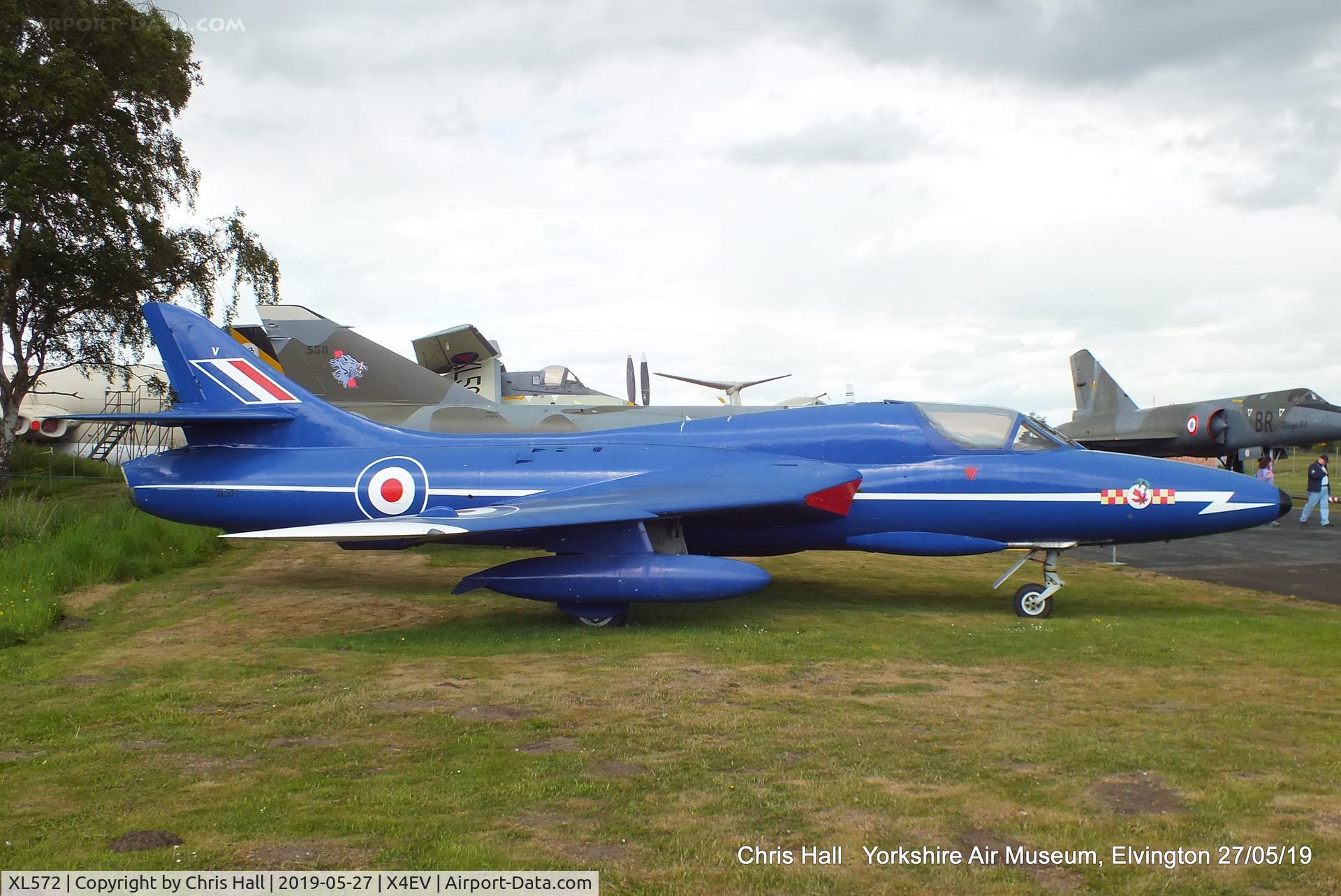 XL572, Hawker Hunter T.7 C/N HABL-003311, Yorkshire Air Museum, Elvington