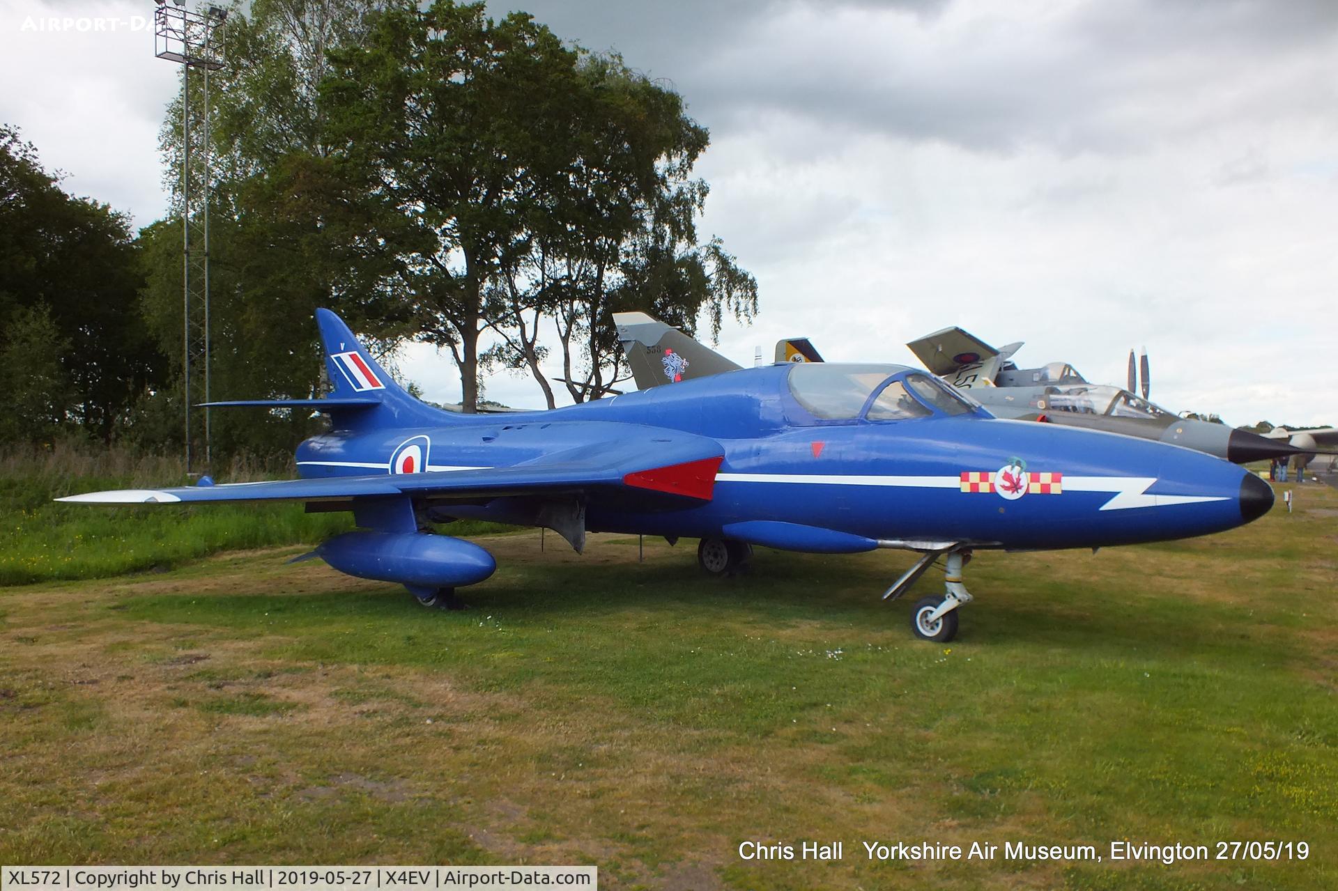 XL572, Hawker Hunter T.7 C/N HABL-003311, Yorkshire Air Museum, Elvington