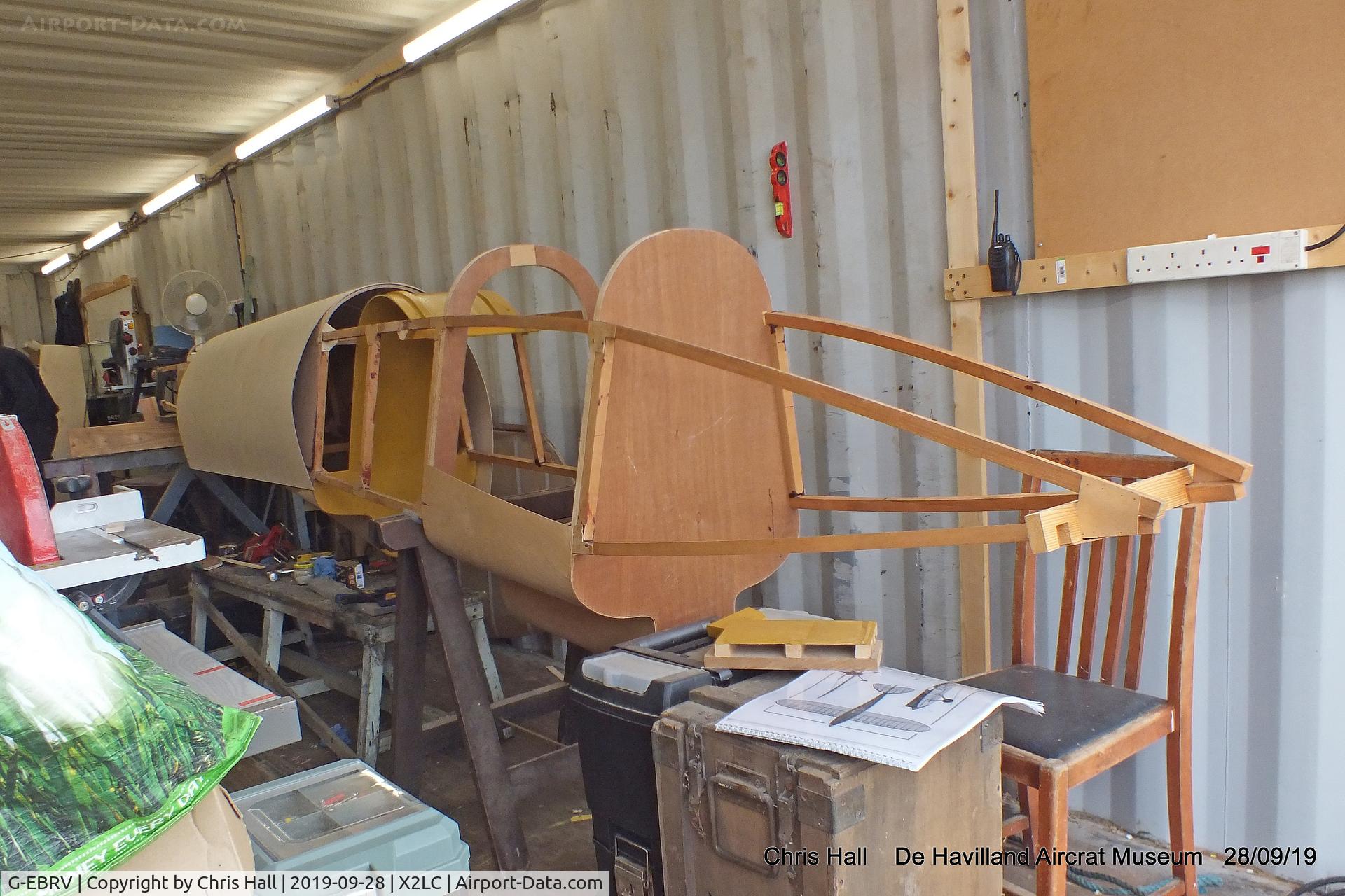 G-EBRV, De Havilland DH-71 Tiger Moth C/N 324, de Havilland Aircraft Heritage Centre, London Colney