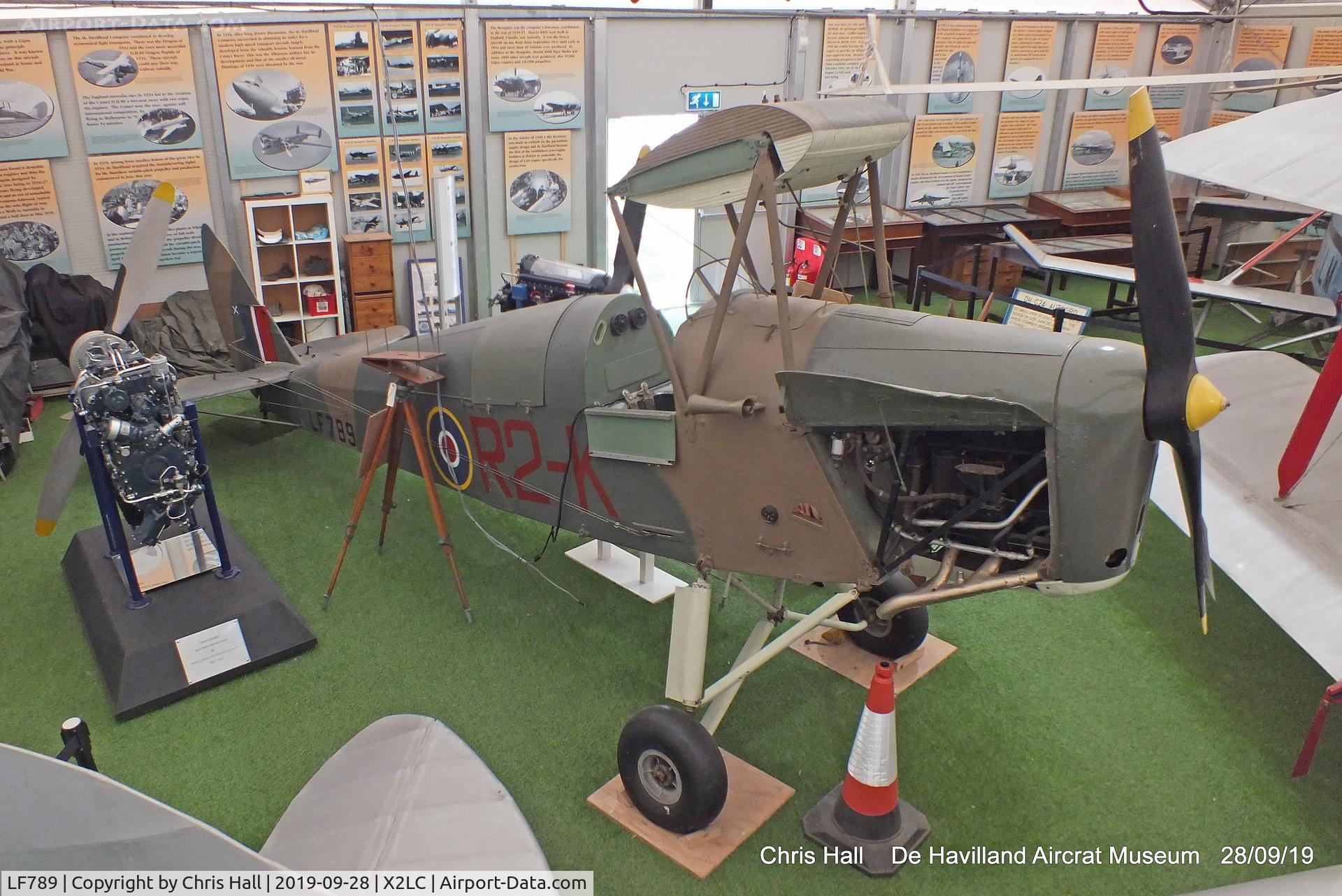 LF789, De Havilland DH.82B Queen Bee C/N BAPC186, de Havilland Aircraft Heritage Centre, London Colney