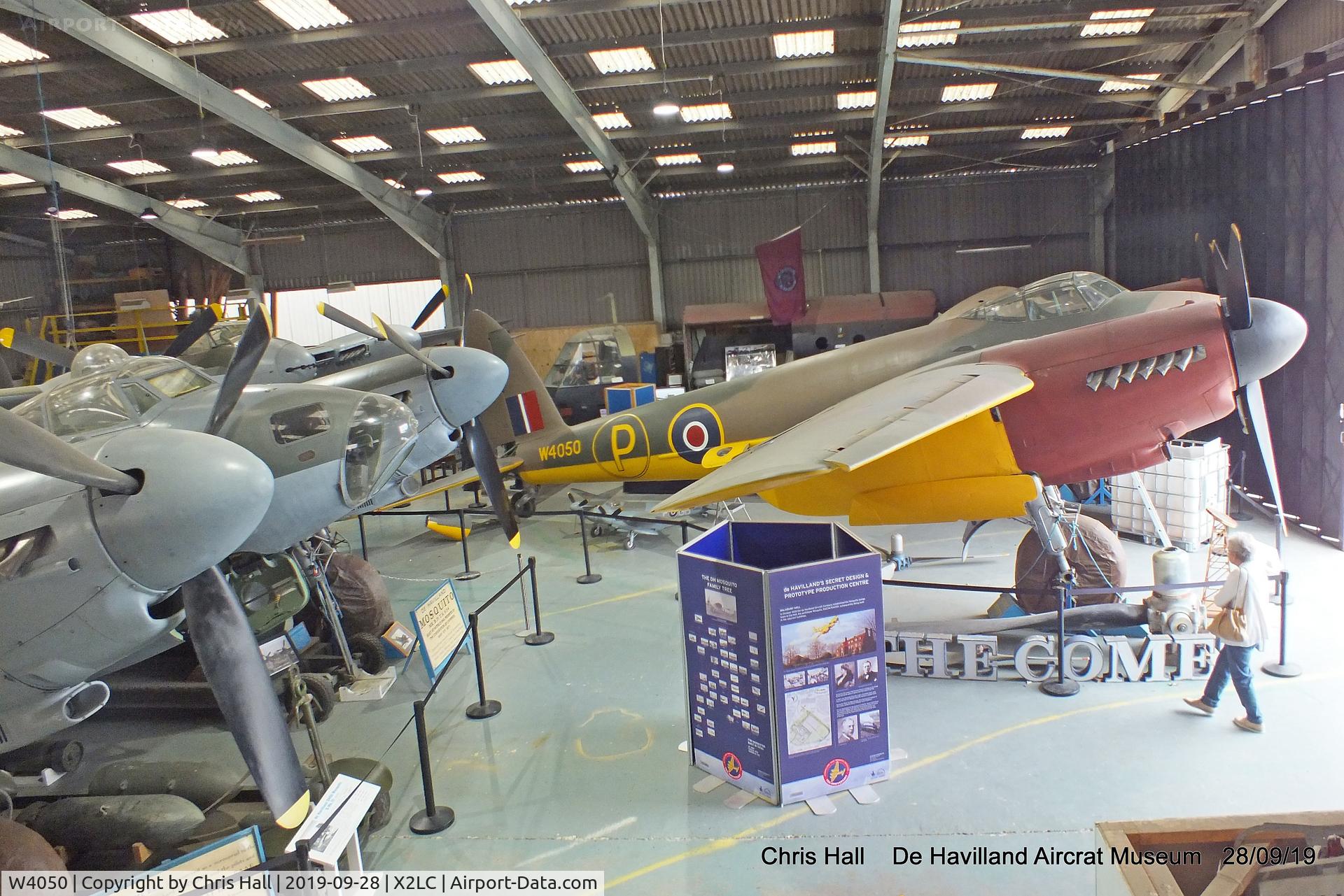 W4050, 1940 De Havilland DH.98 Mosquito Prototype C/N 98001, de Havilland Aircraft Heritage Centre, London Colney