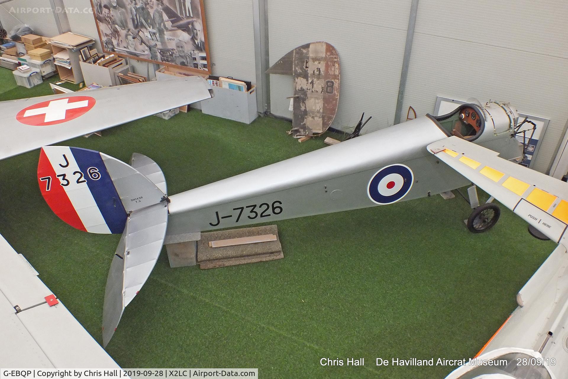 G-EBQP, 1924 De Havilland DH-53 Humming Bird C/N 114, de Havilland Aircraft Heritage Centre, London Colney