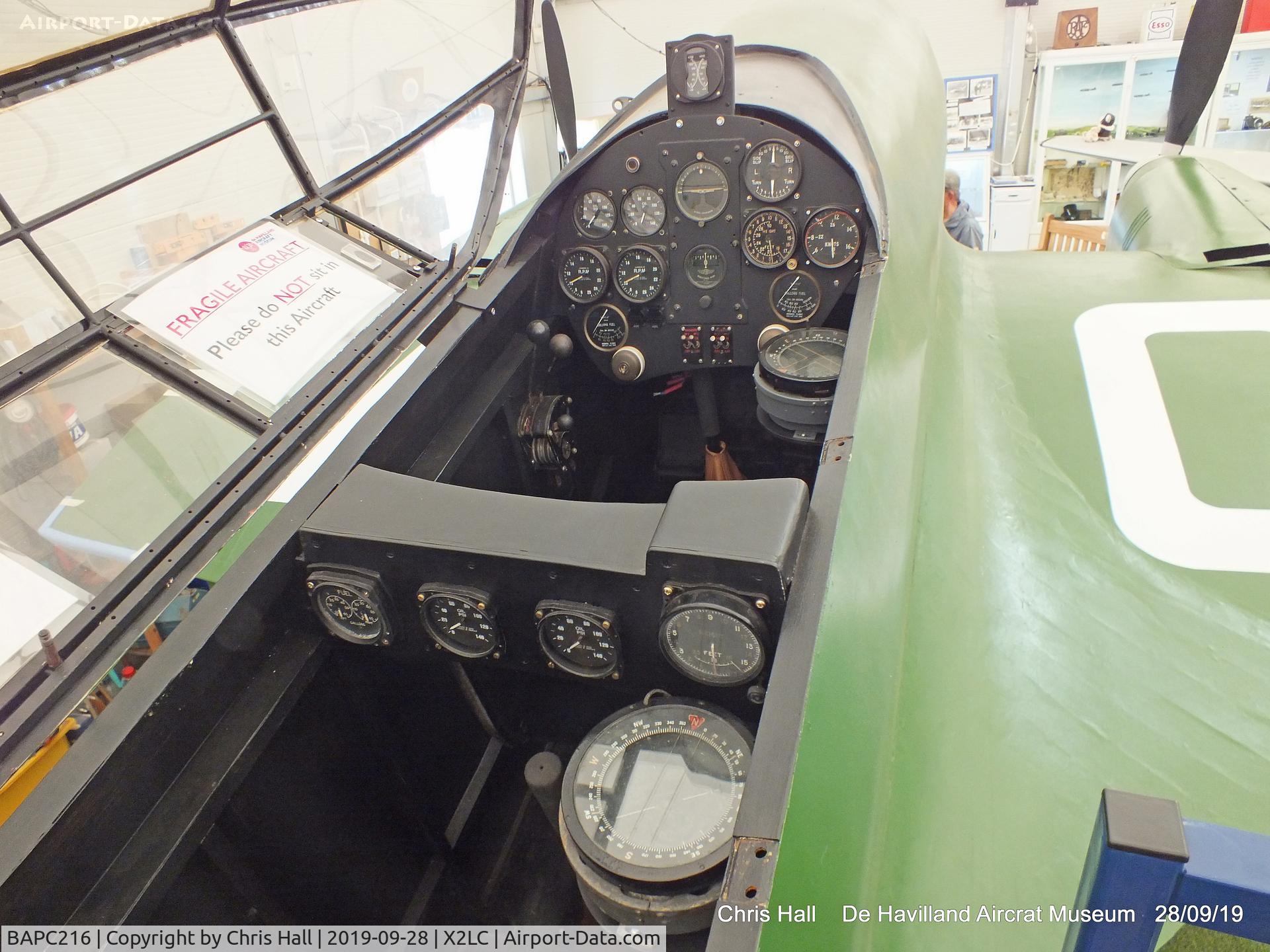 BAPC216, De Havilland DH-88 Comet Replica C/N BAPC.216, de Havilland Aircraft Heritage Centre, London Colney