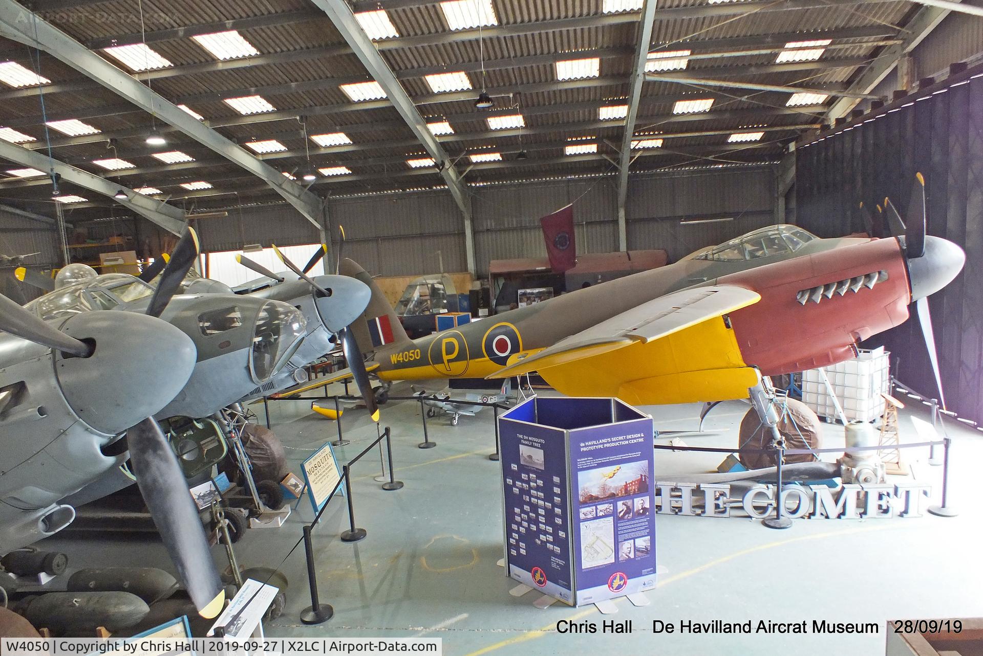 W4050, 1940 De Havilland DH.98 Mosquito Prototype C/N 98001, de Havilland Aircraft Heritage Centre, London Colney