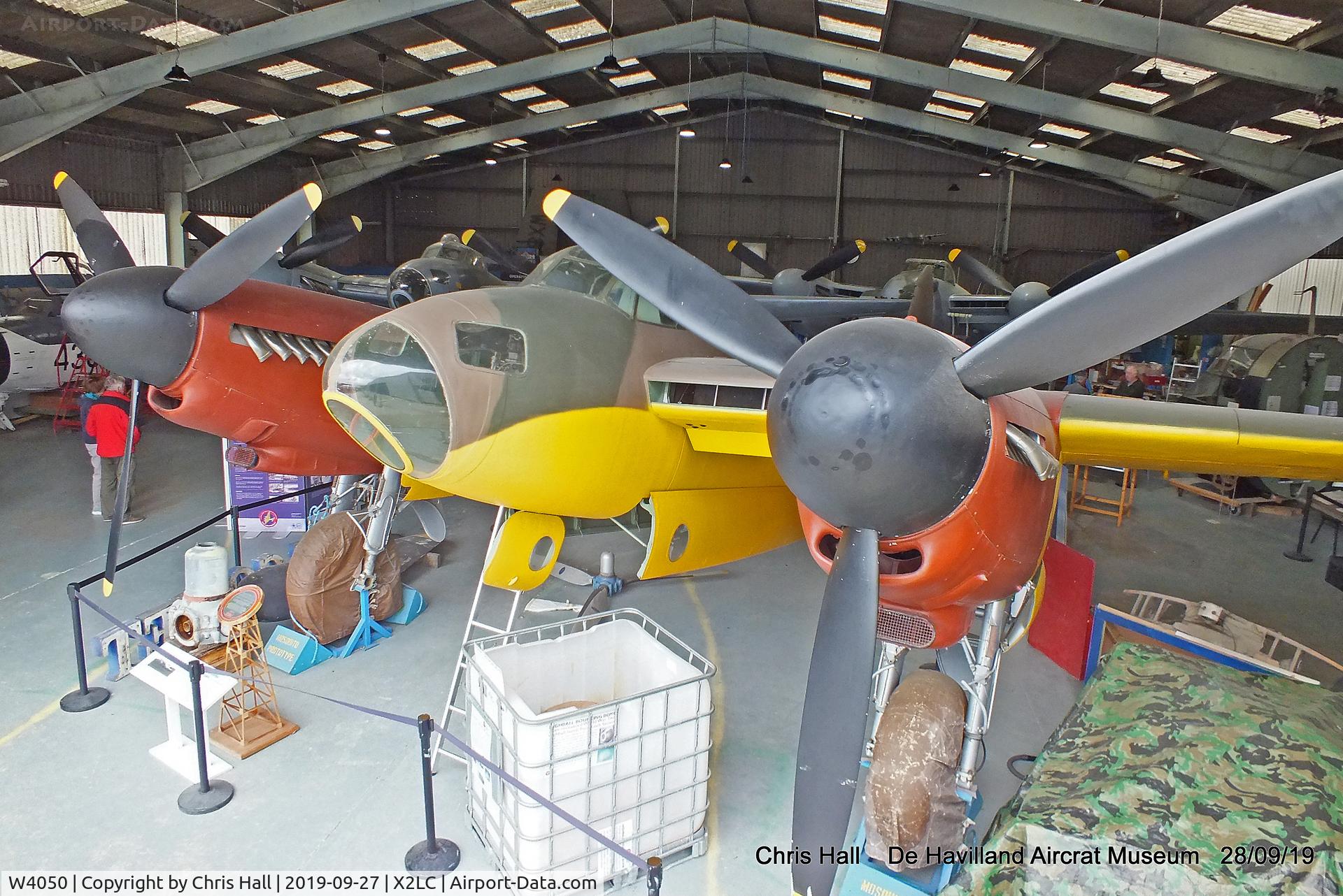 W4050, 1940 De Havilland DH.98 Mosquito Prototype C/N 98001, de Havilland Aircraft Heritage Centre, London Colney