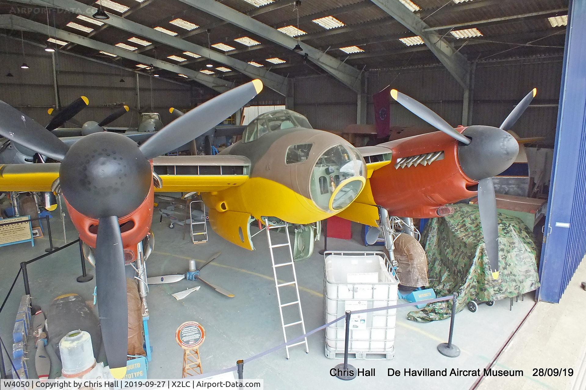 W4050, 1940 De Havilland DH.98 Mosquito Prototype C/N 98001, de Havilland Aircraft Heritage Centre, London Colney