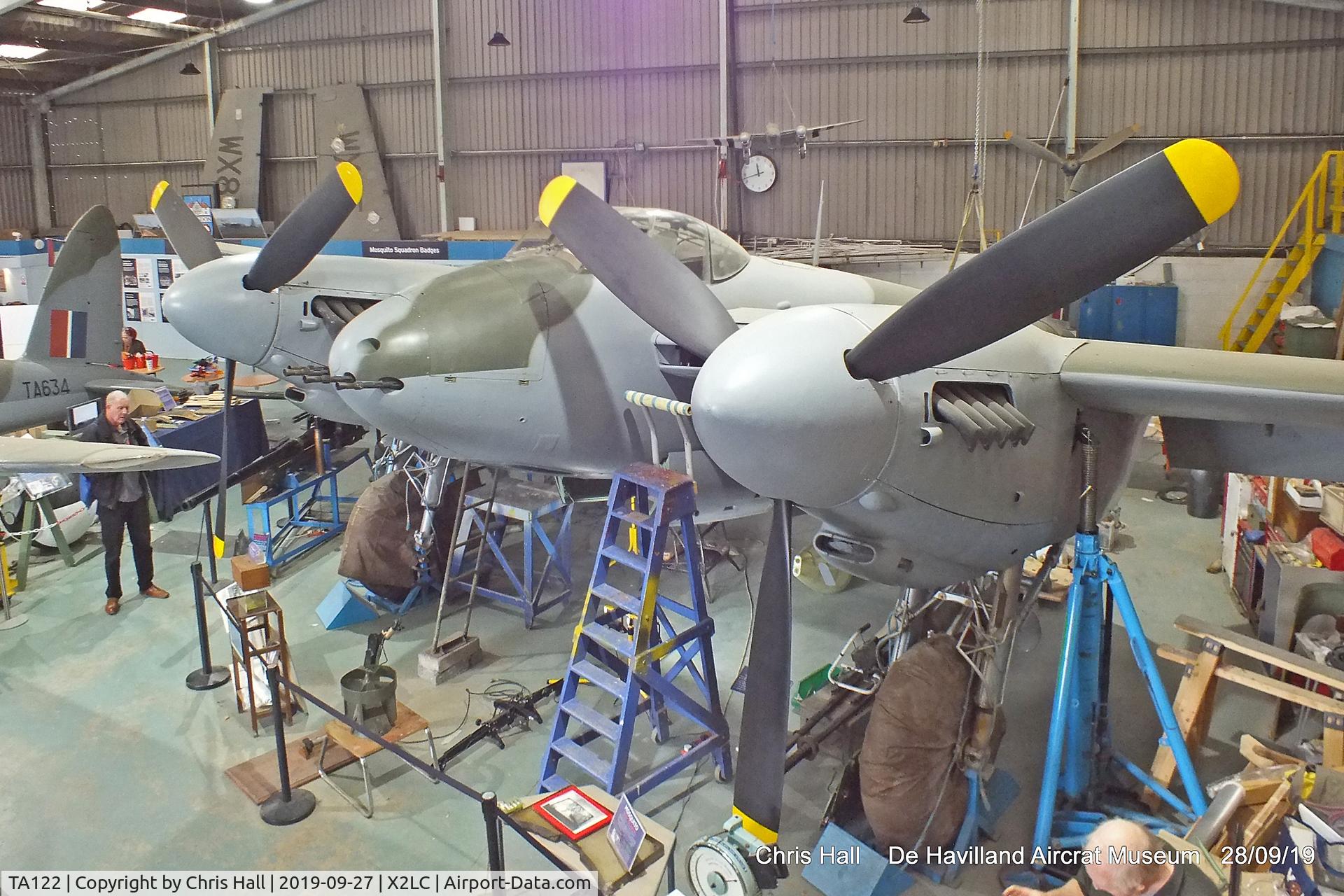 TA122, 1945 De Havilland DH-98 Mosquito FB.VI C/N Not found TA122, de Havilland Aircraft Heritage Centre, London Colney