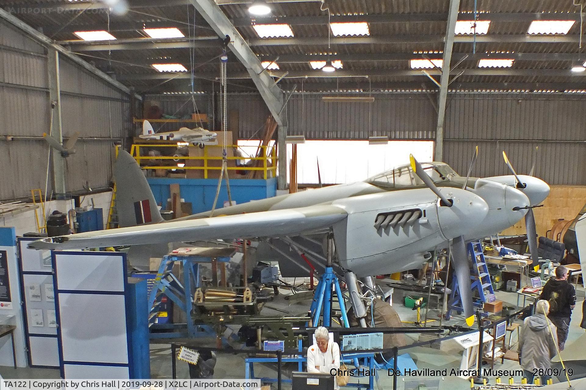 TA122, 1945 De Havilland DH-98 Mosquito FB.VI C/N Not found TA122, de Havilland Aircraft Heritage Centre, London Colney