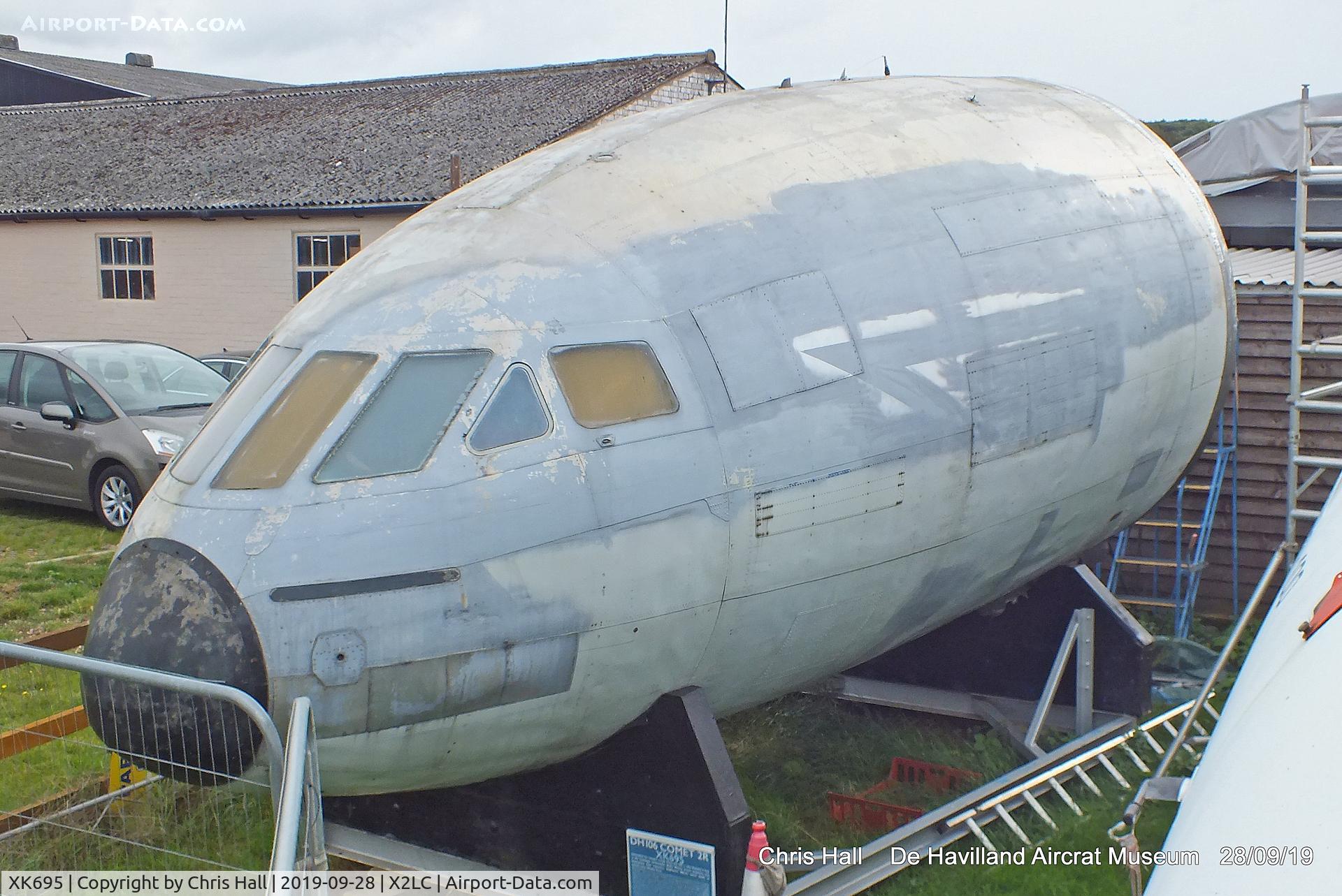 XK695, 1956 De Havilland DH.106 Comet C.2R C/N 6030, de Havilland Aircraft Heritage Centre, London Colney