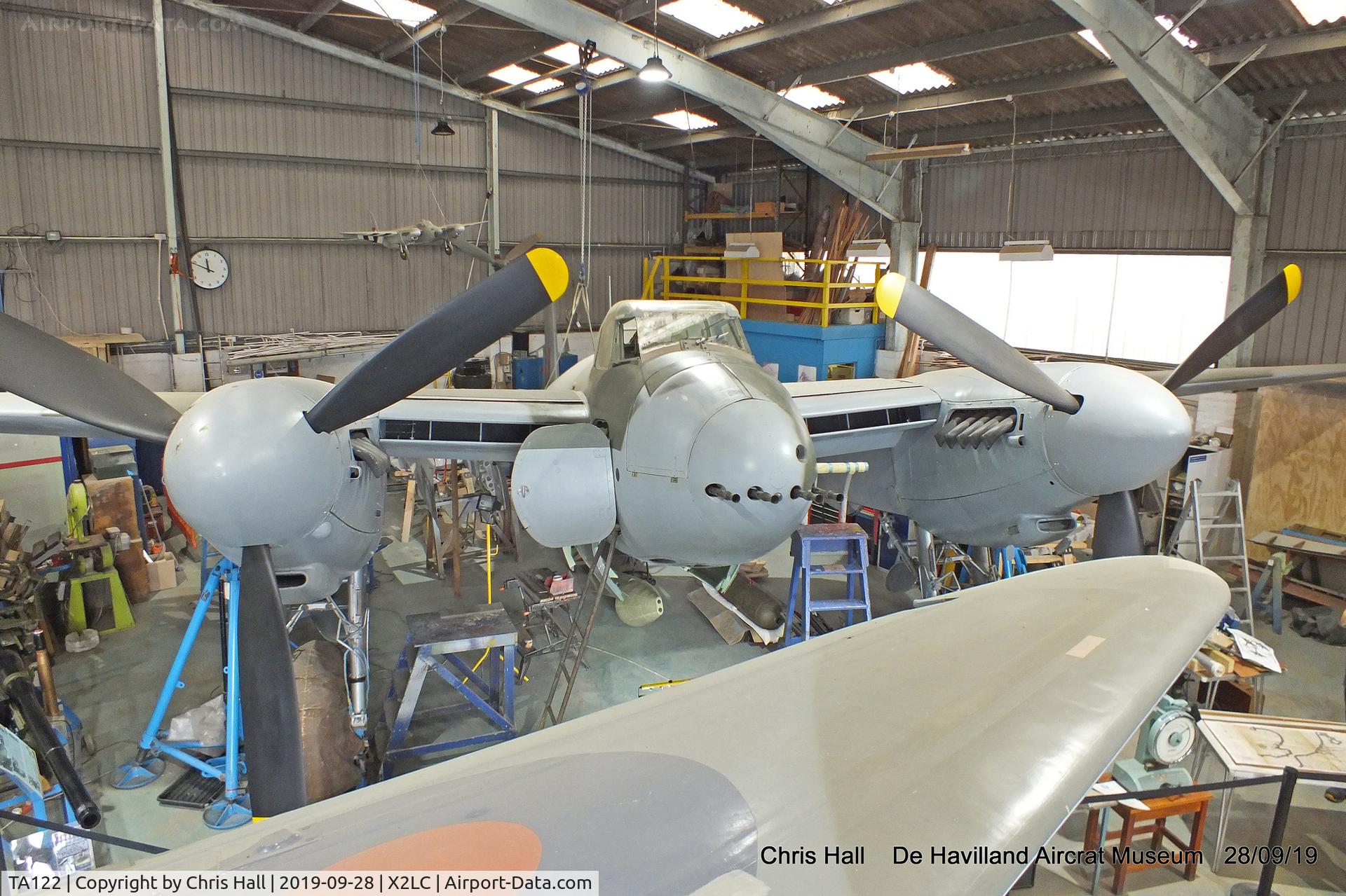 TA122, 1945 De Havilland DH-98 Mosquito FB.VI C/N Not found TA122, de Havilland Aircraft Heritage Centre, London Colney