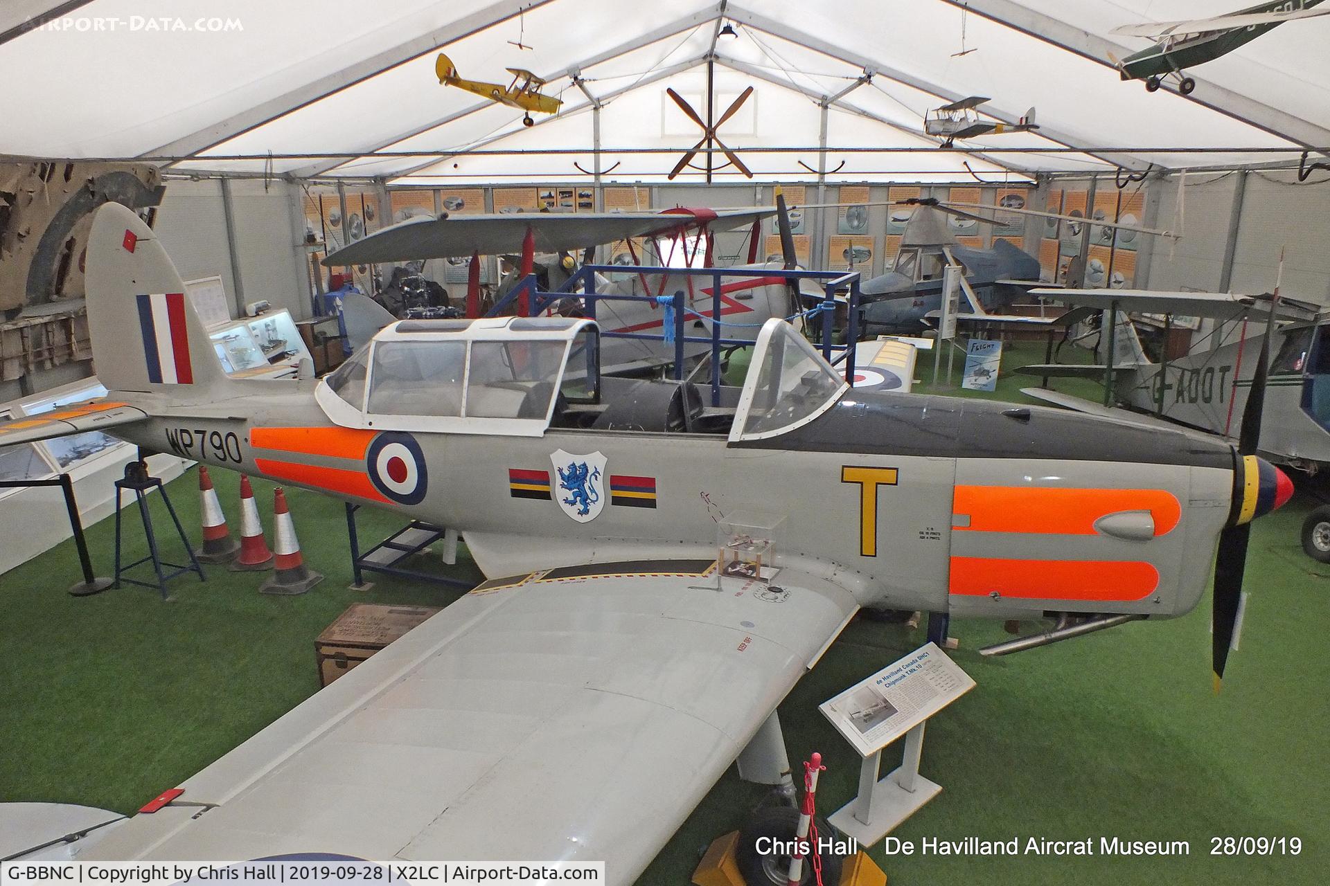 G-BBNC, 1951 De Havilland DHC-1 Chipmunk T.10 C/N C1/0682, de Havilland Aircraft Heritage Centre, London Colney