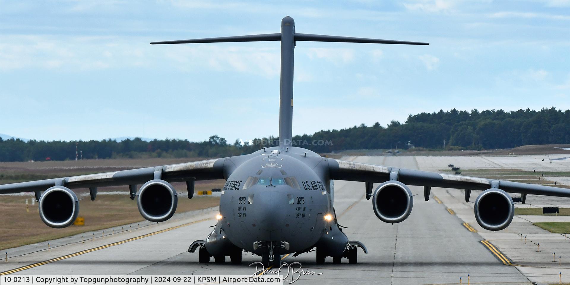 10-0213, 2010 Boeing C-17A Globemaster III C/N 50242, REACH697 makes a quick fuel stop and back off again