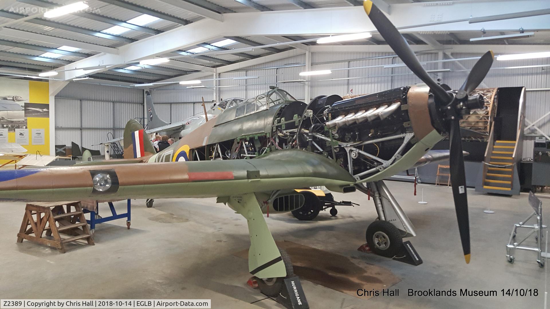 Z2389, 1940 Hawker Hurricane IIA C/N Not found Z2389, Brooklands Museum