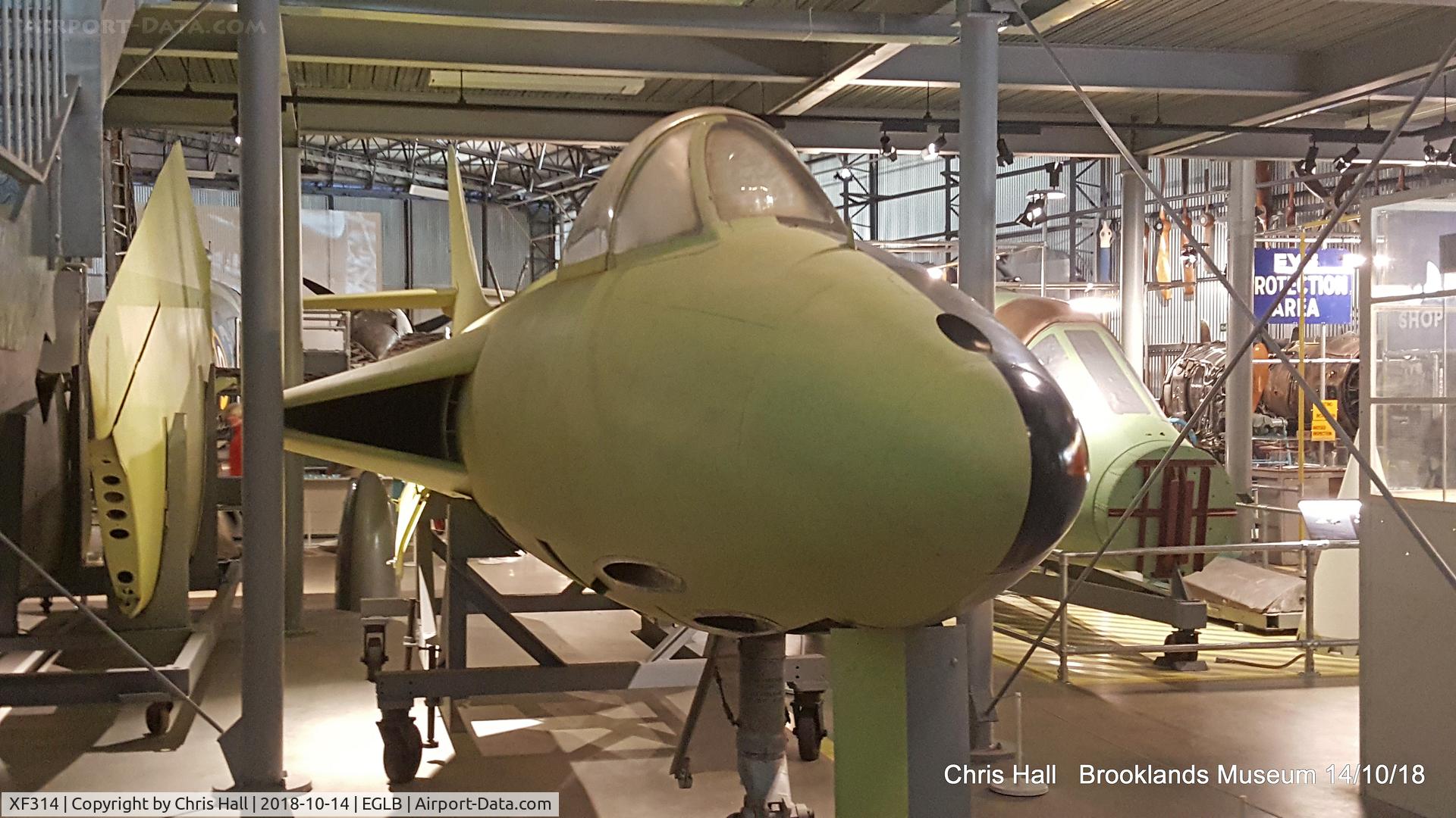 XF314, 1955 Hawker Hunter F.4 C/N HABL003075, Brooklands Museum