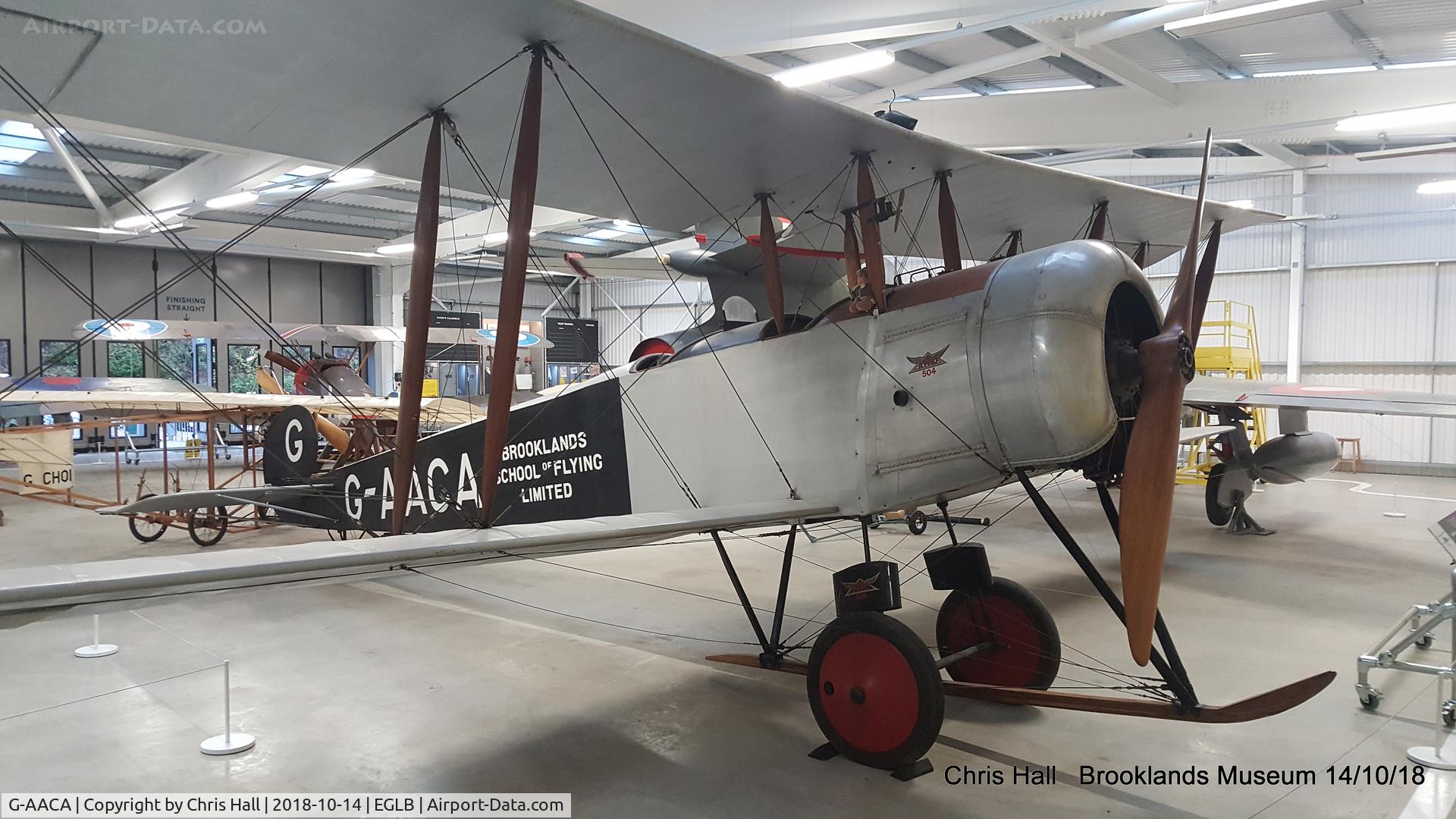 G-AACA, Avro 504K Replica C/N BAPC.177, Brooklands Museum