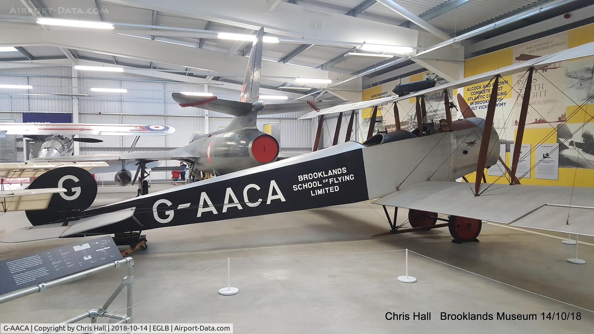 G-AACA, Avro 504K Replica C/N BAPC.177, Brooklands Museum
