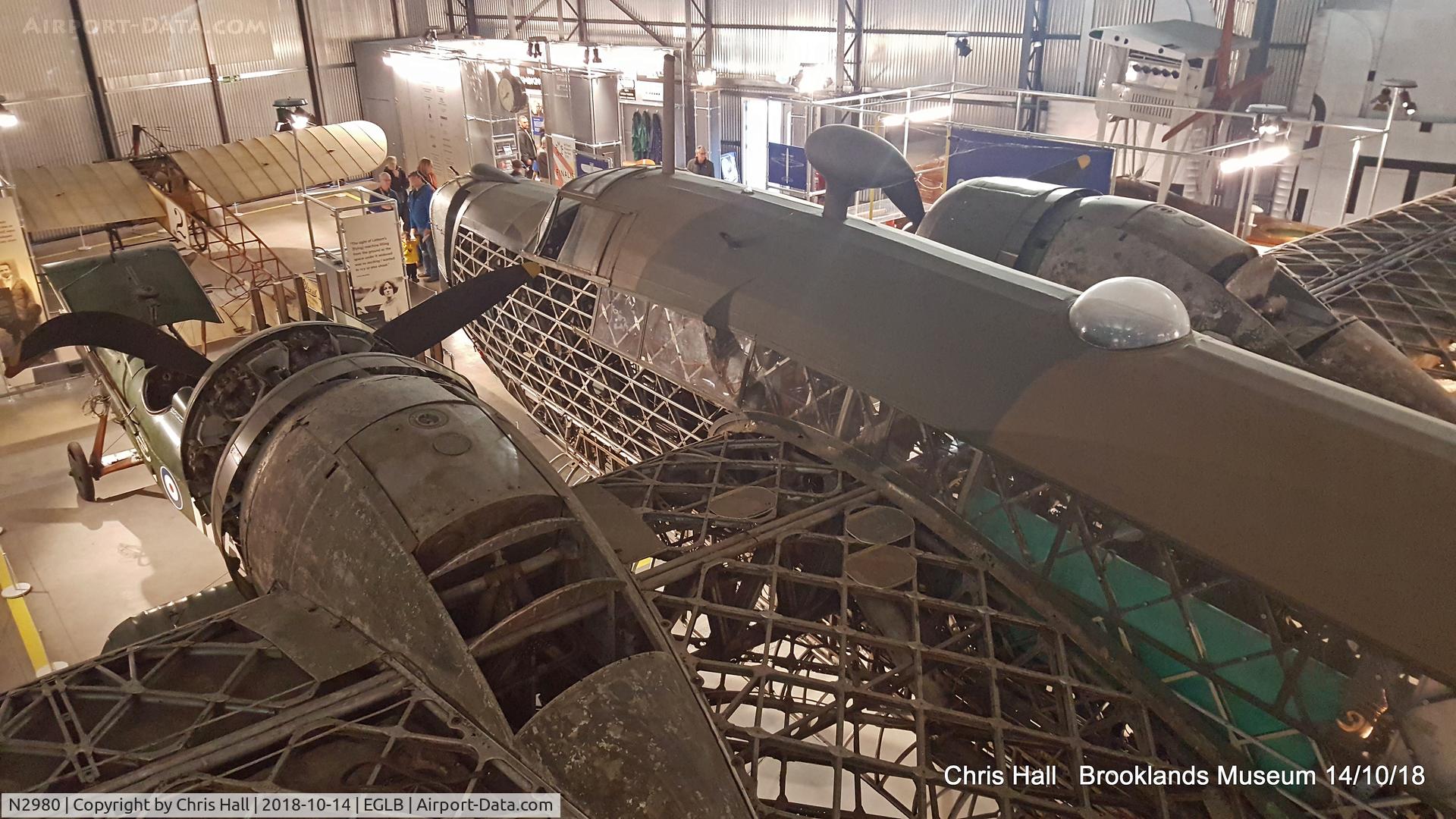 N2980, 1940 Vickers Wellington 1A C/N Not found N2980, Brooklands Museum