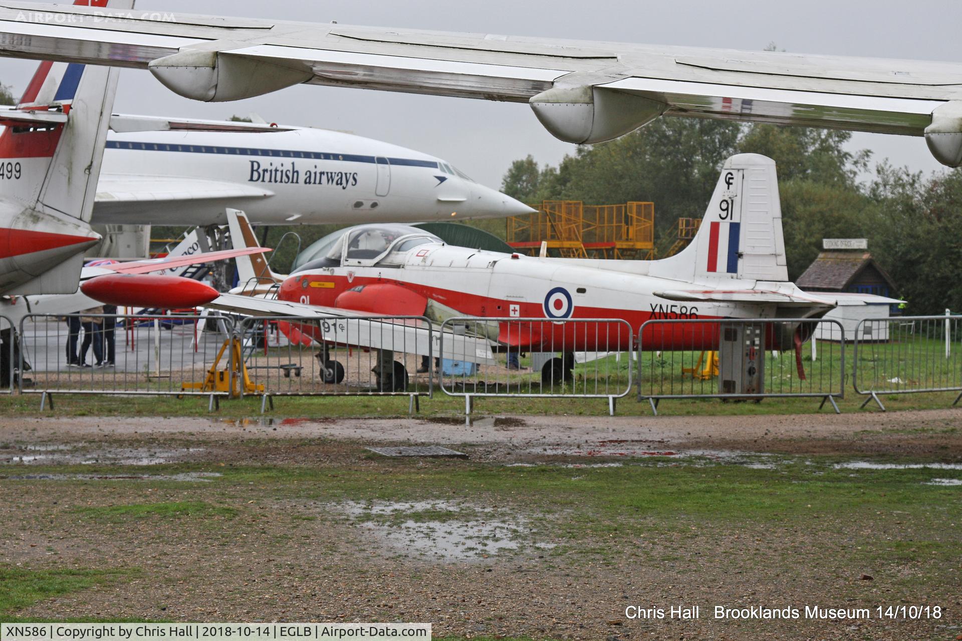 XN586, 1961 Hunting P-84 Jet Provost T.3A C/N Not found XN586, Brooklands Museum