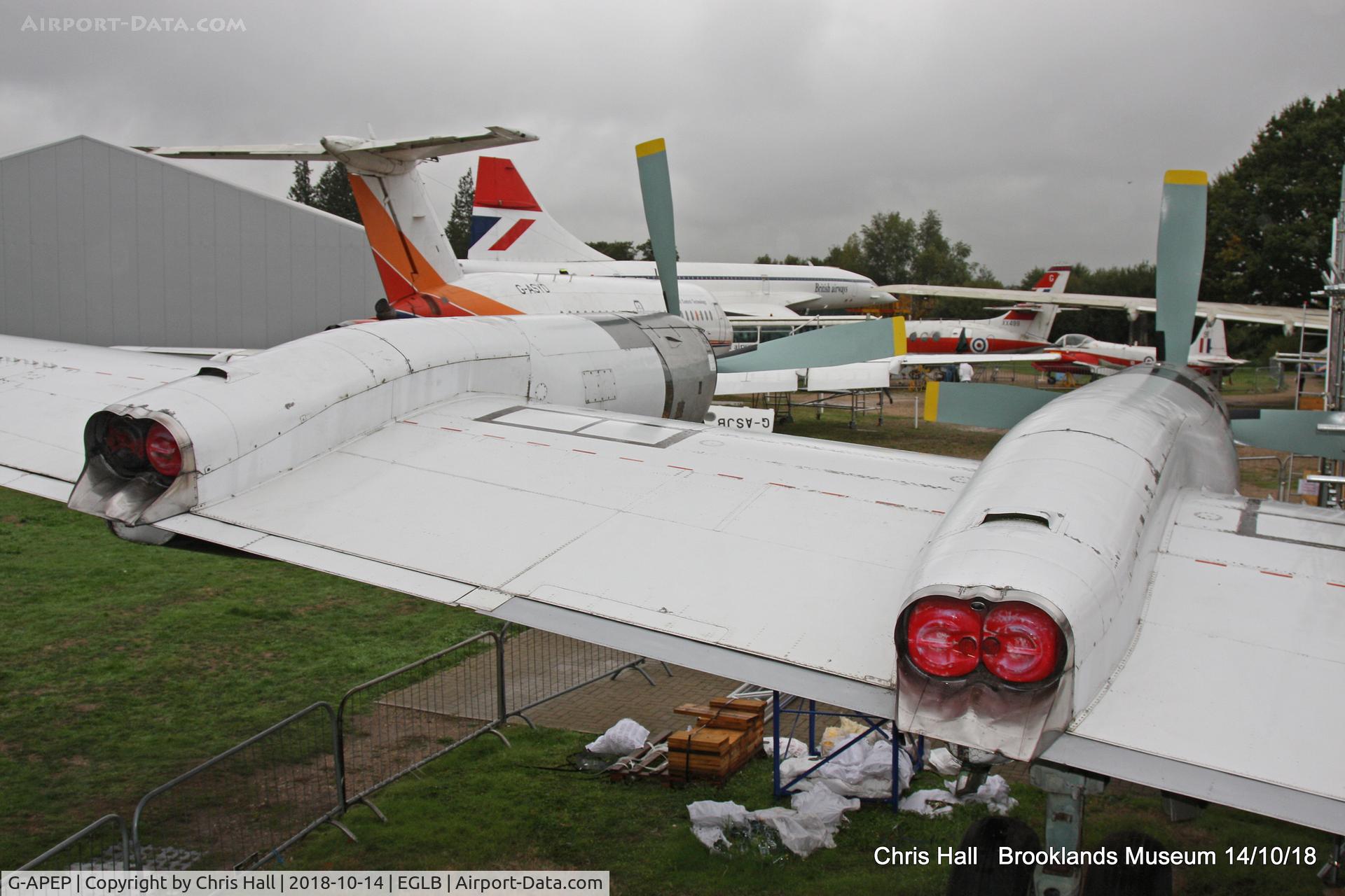 G-APEP, 1961 Vickers Vanguard 953 C/N 719, Brooklands Museum
