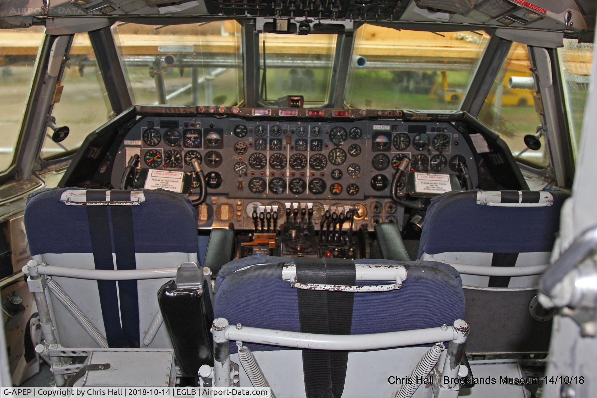 G-APEP, 1961 Vickers Vanguard 953 C/N 719, Brooklands Museum