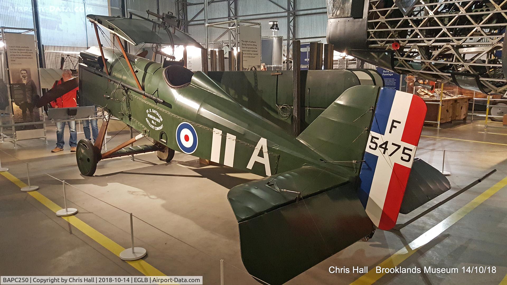 BAPC250, Royal Aircraft Factory SE-5A Replica C/N BAPC.250, Brooklands Museum