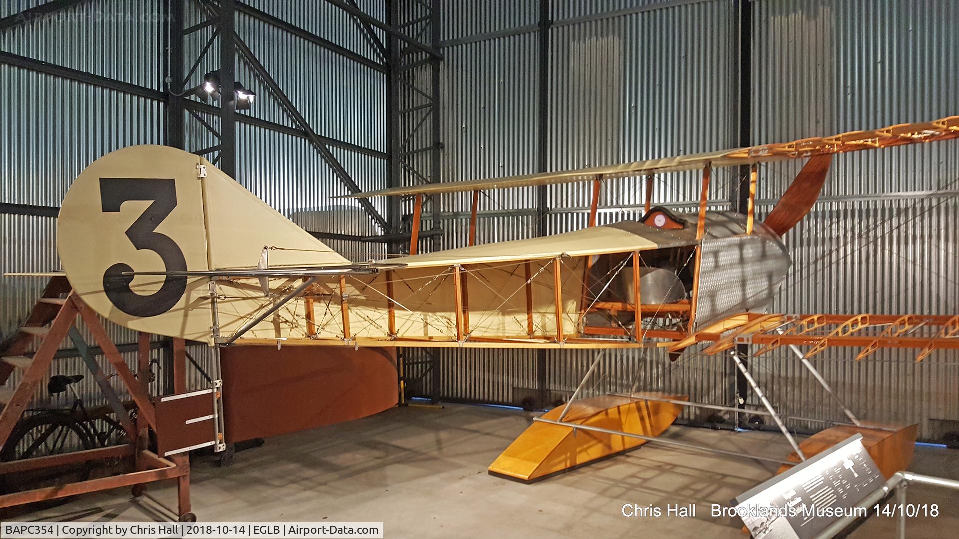 BAPC354, Sopwith Tabloid Replica Floatplane C/N Not found BAPC354, Brooklands Museum