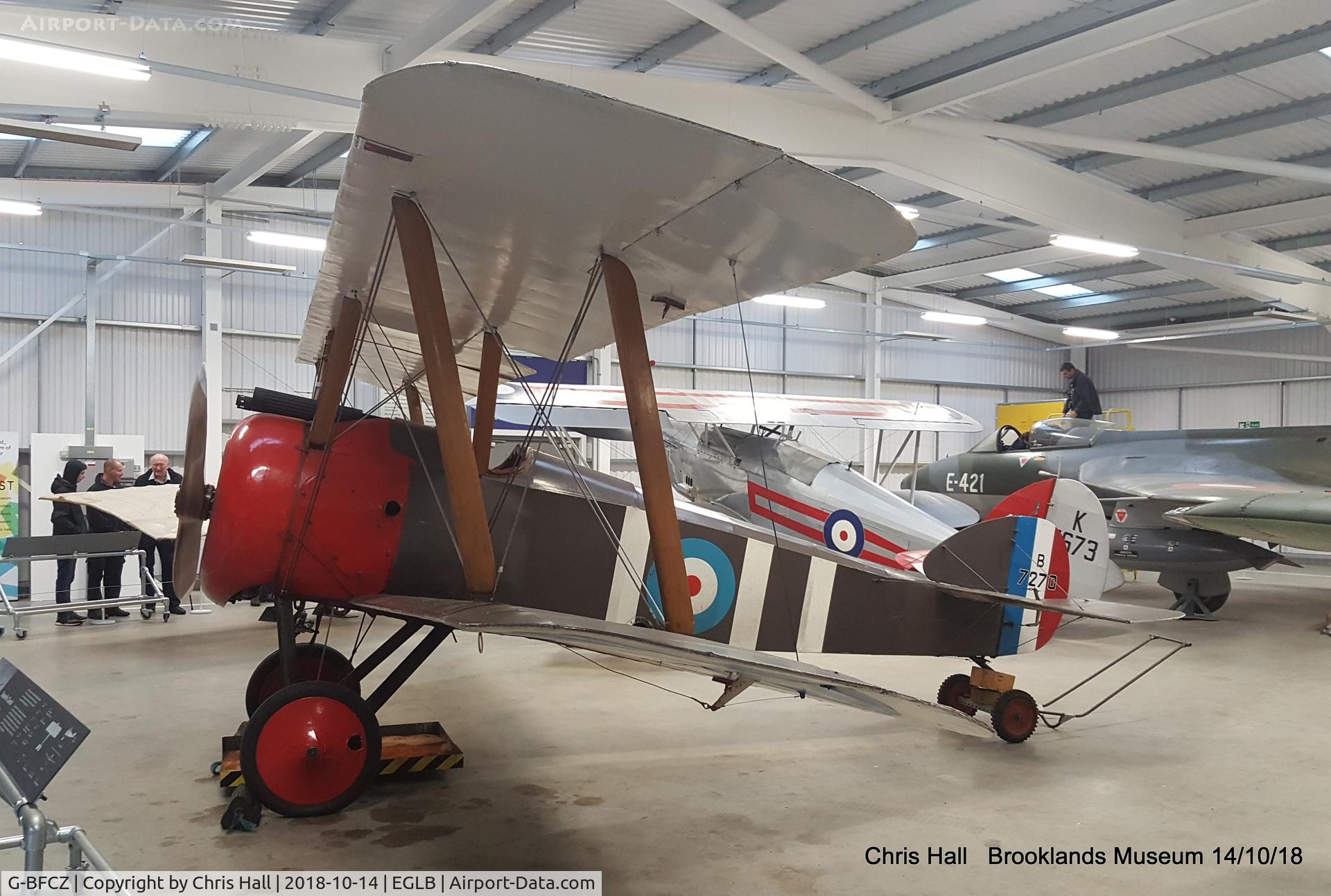 G-BFCZ, 1977 Sopwith F.1 Camel Replica C/N WA2, Brooklands Museum