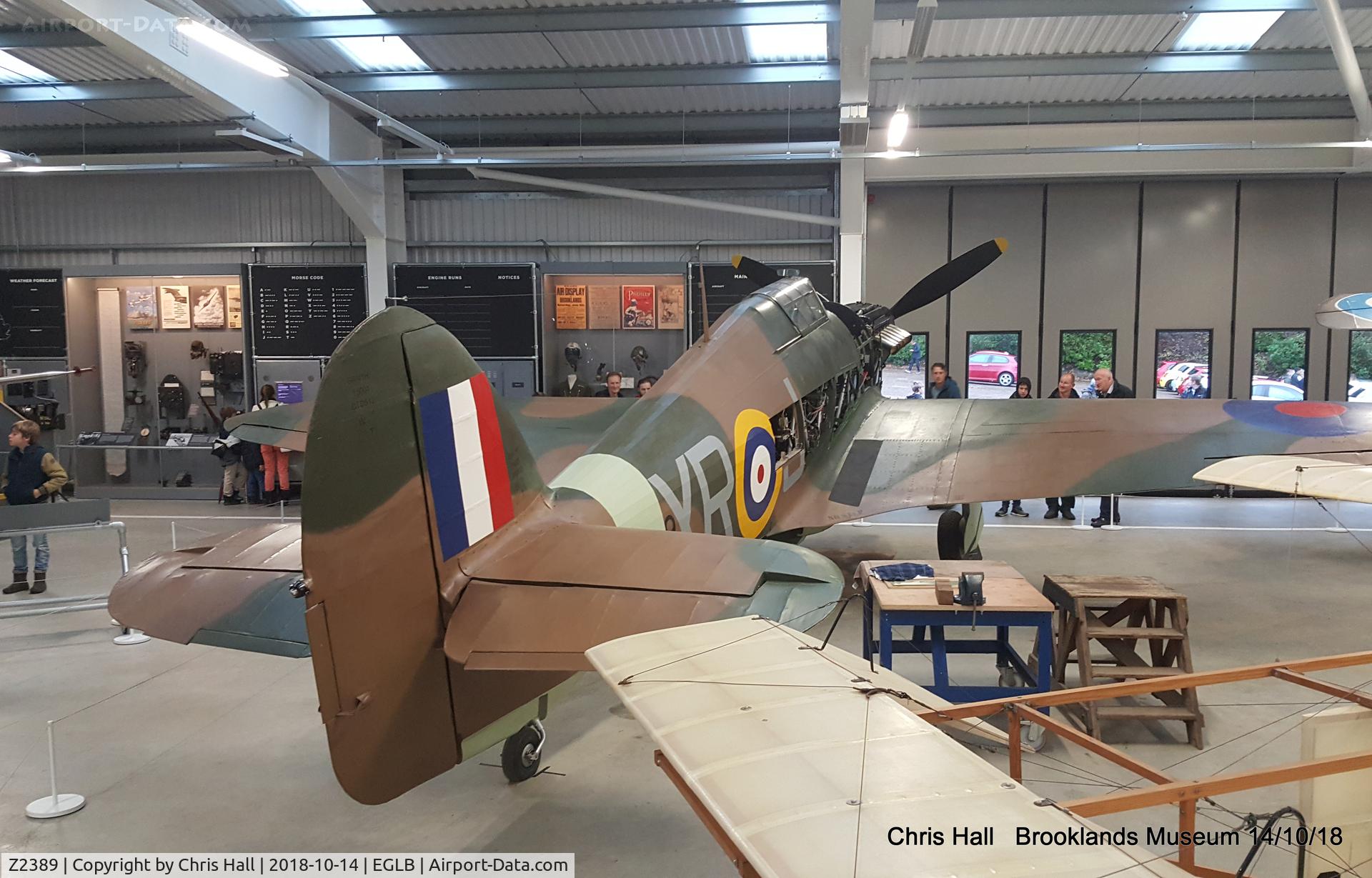 Z2389, 1940 Hawker Hurricane IIA C/N Not found Z2389, Brooklands Museum